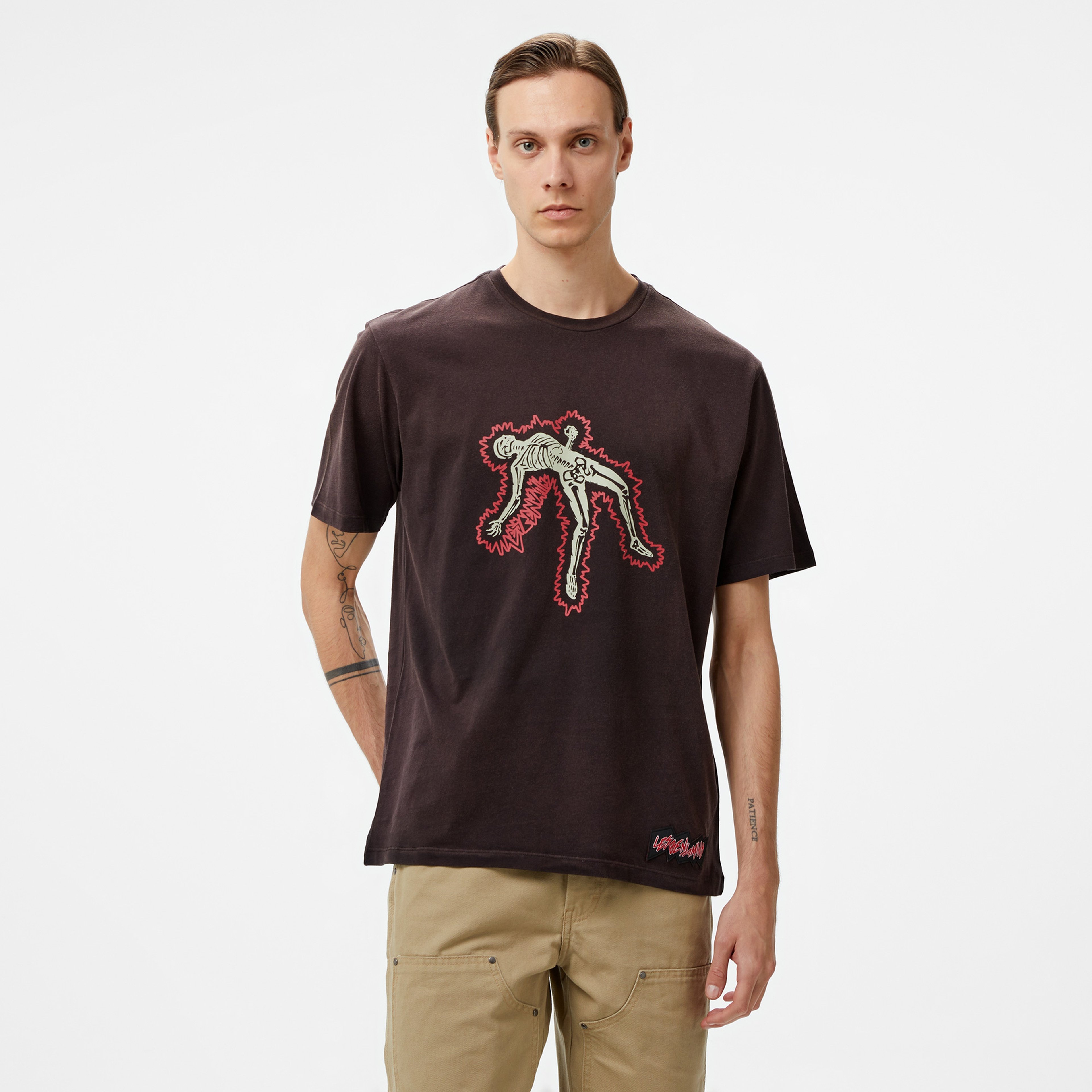 Les Benjamins 040 Erkek Siyah T-Shirt