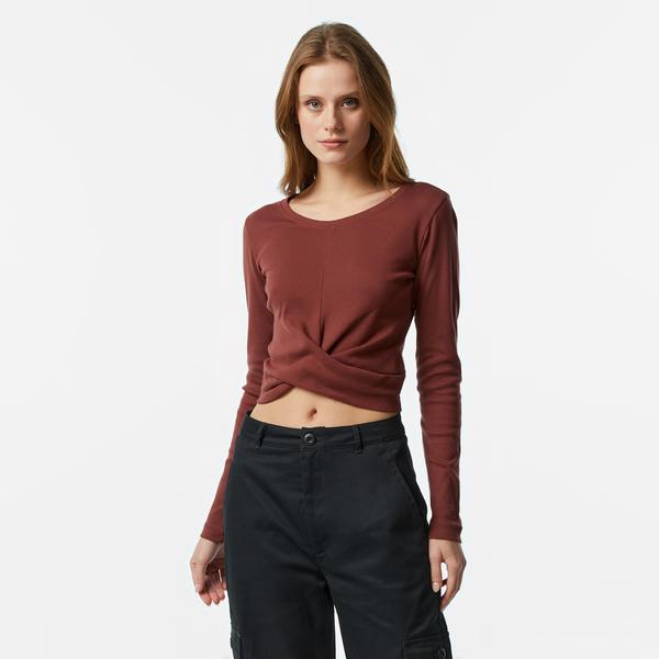 Champion Kadın Bordo T-Shirt