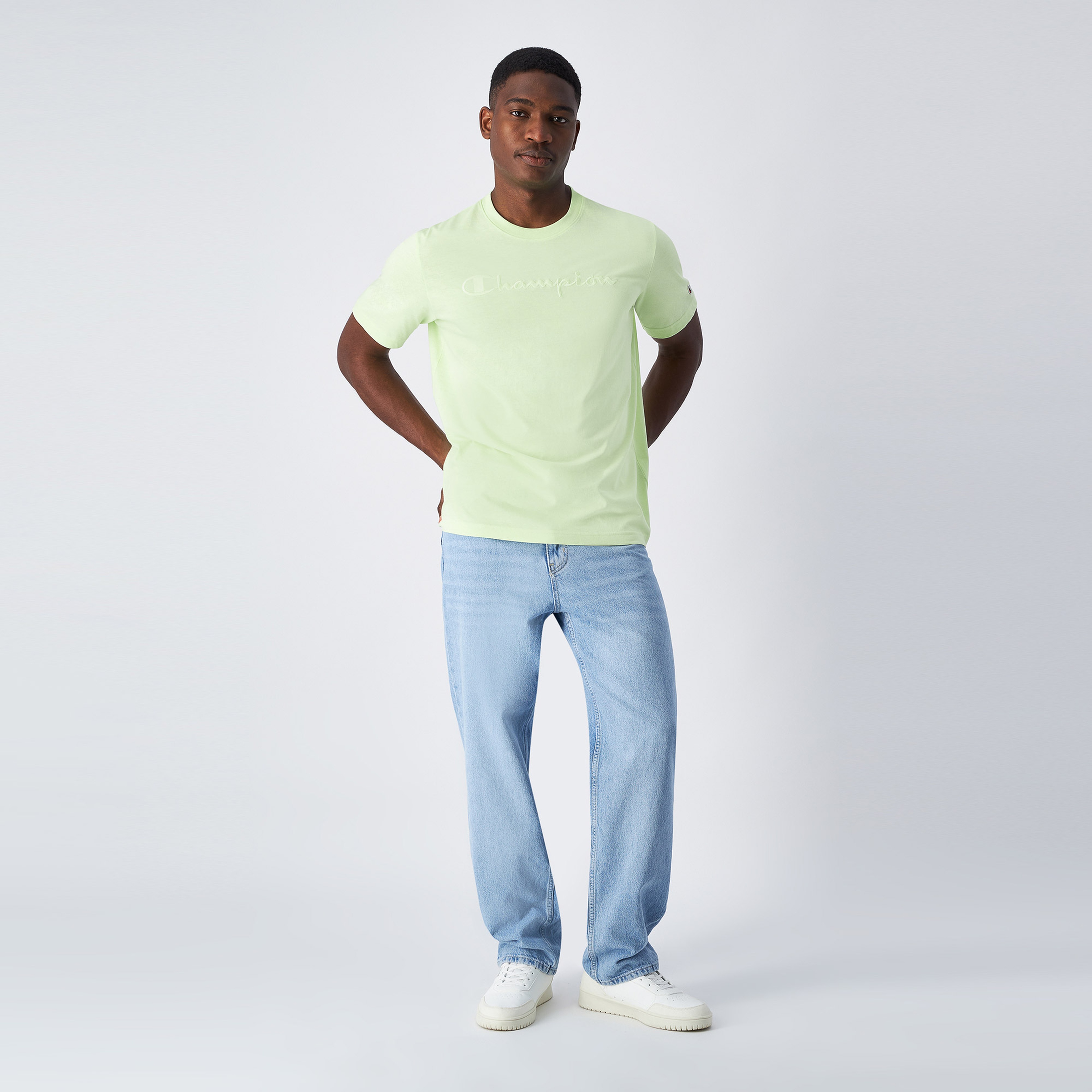 Champion Erkek Sarı T-Shirt