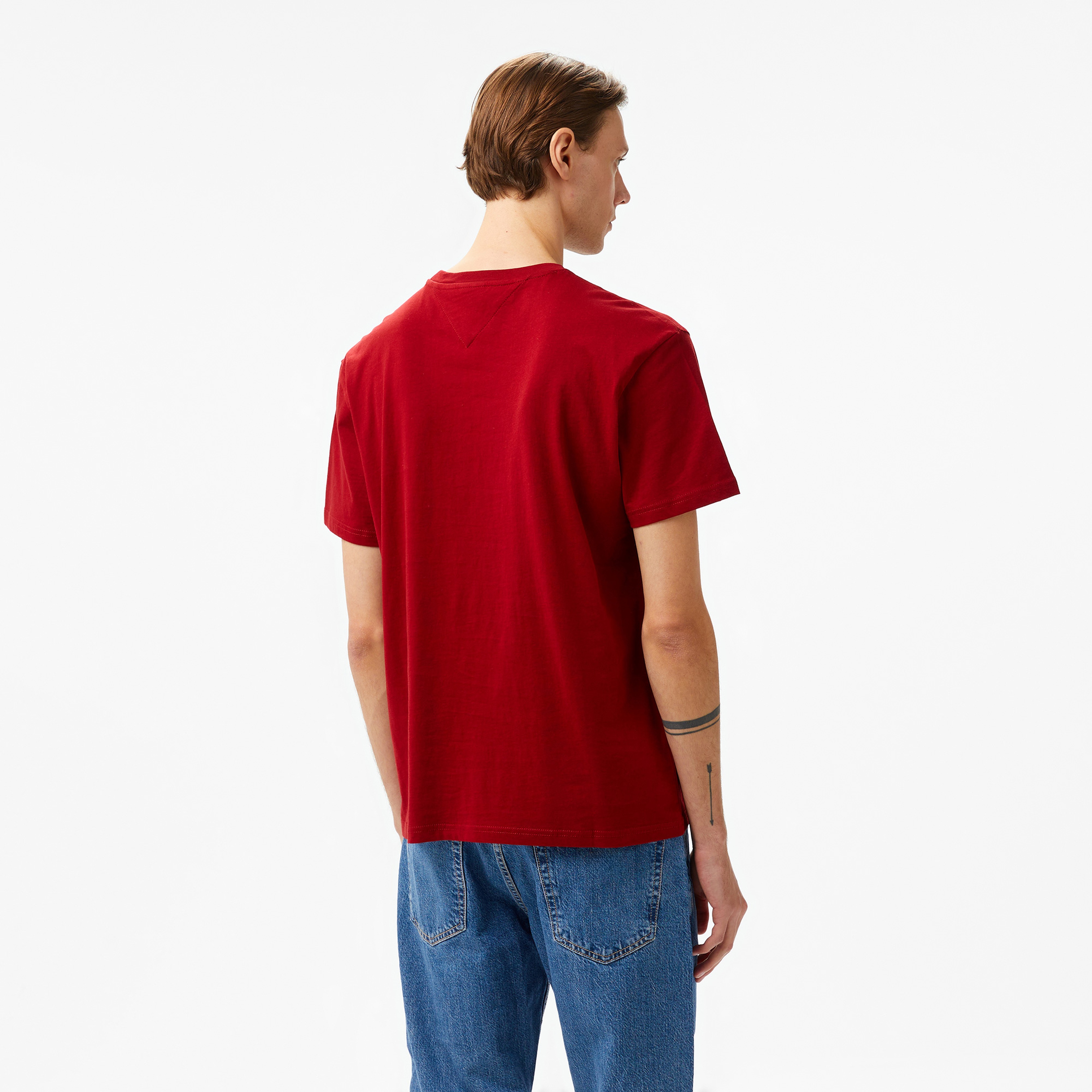 Tommy Jeans Erkek Kırmızı T-Shirt