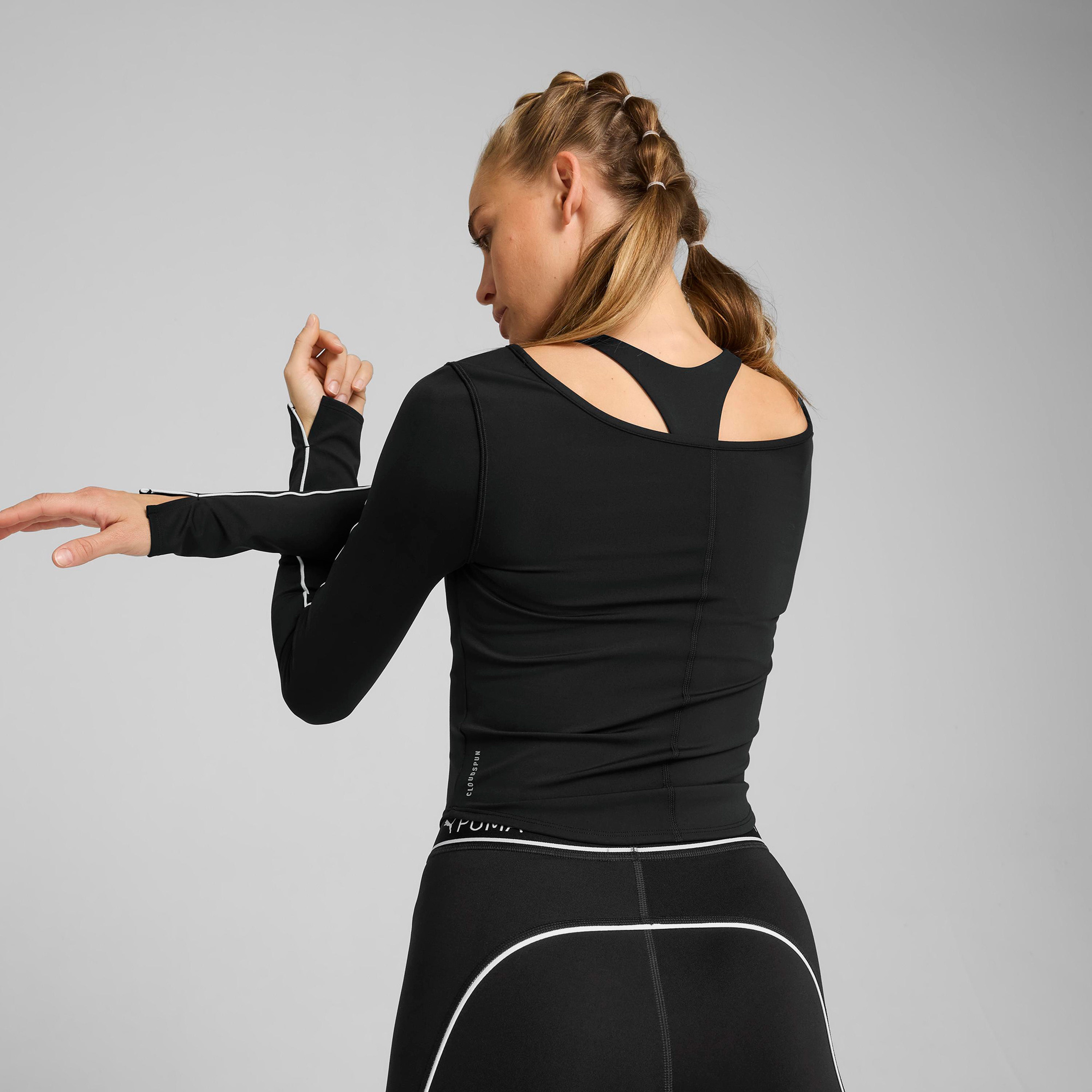 Puma Cloudspun Kadın Siyah T-Shirt