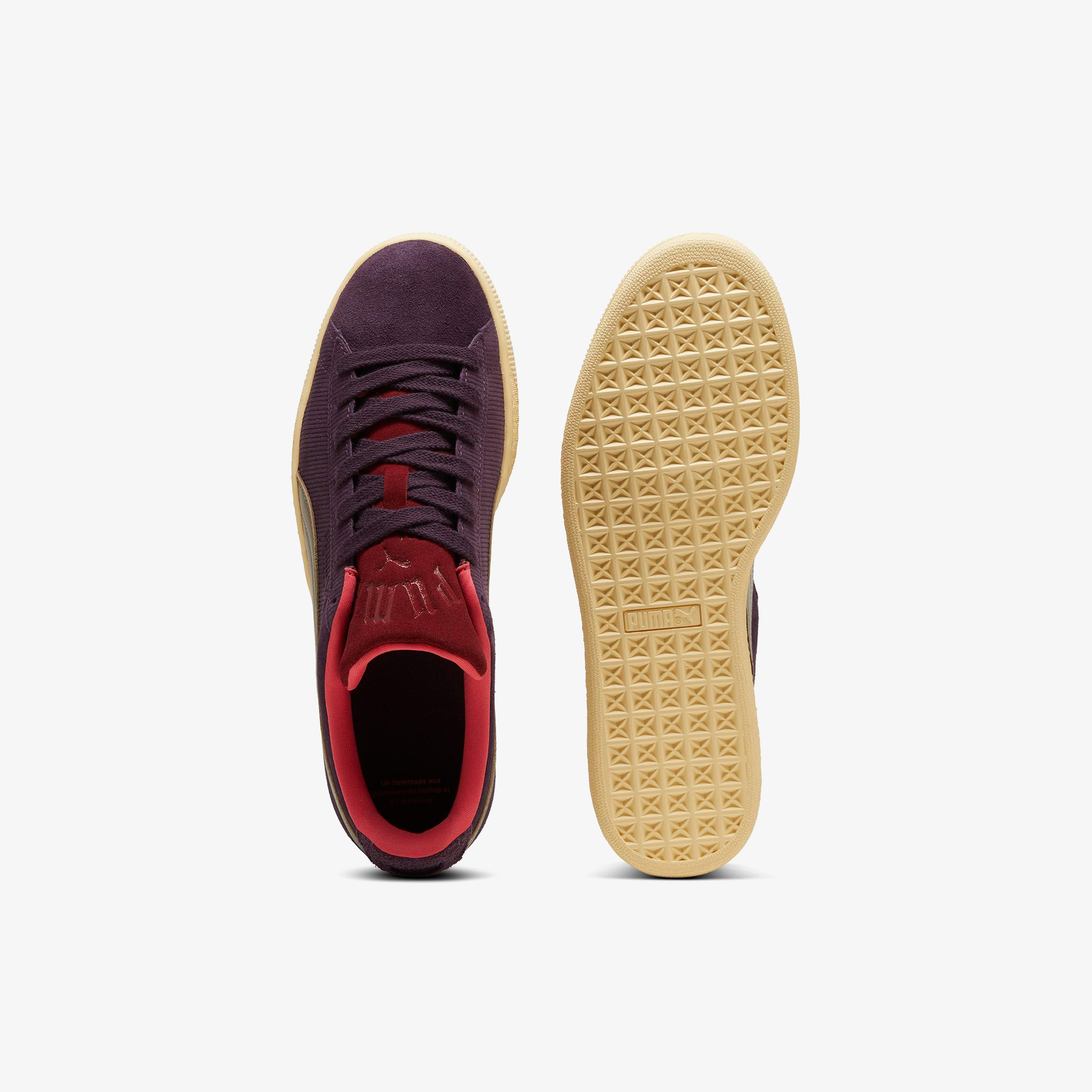 Puma Suede Play Paris Unisex Bordo Spor Ayakkabı