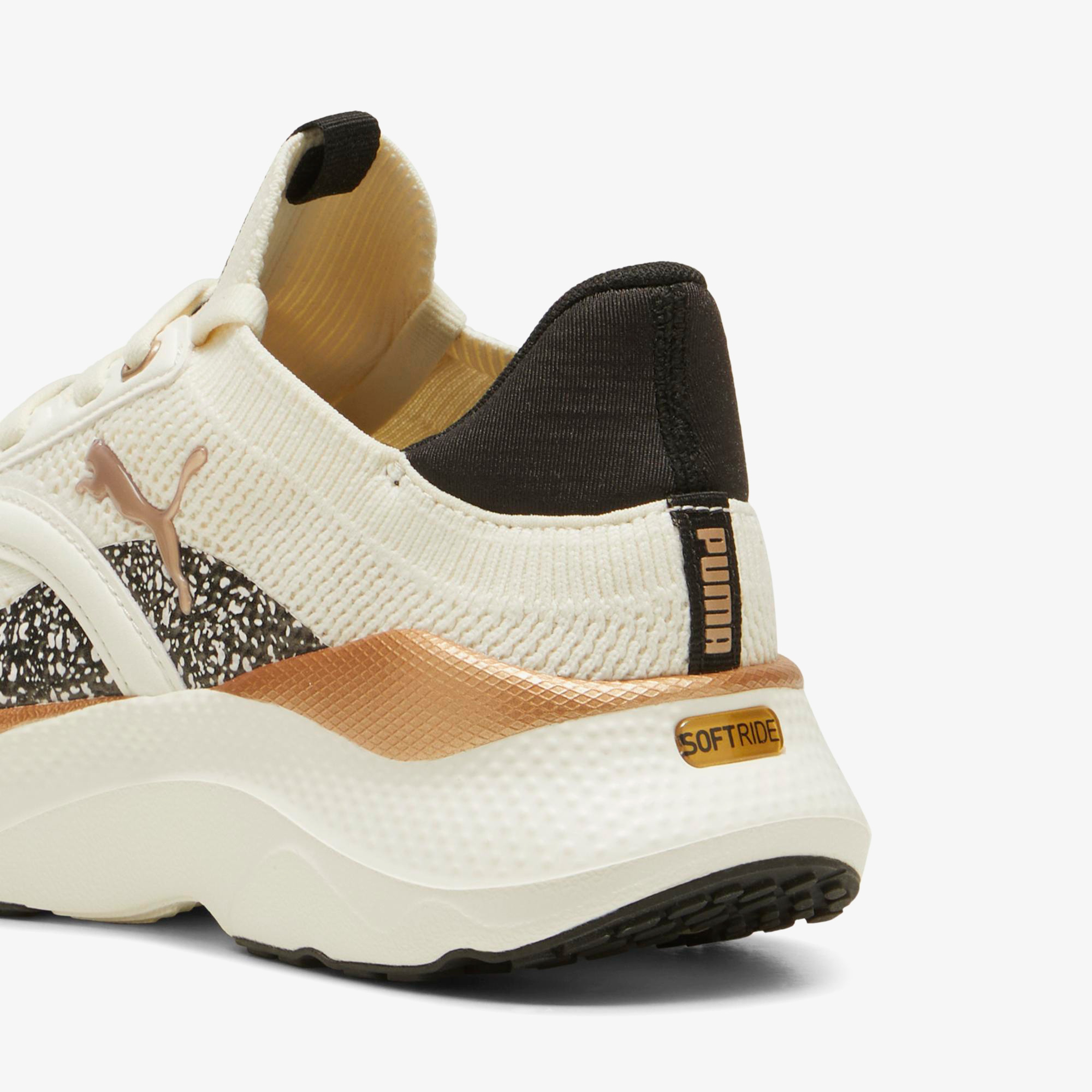 Puma Softride Mayve Leoprd II Kadın Siyah Spor Ayakkabı