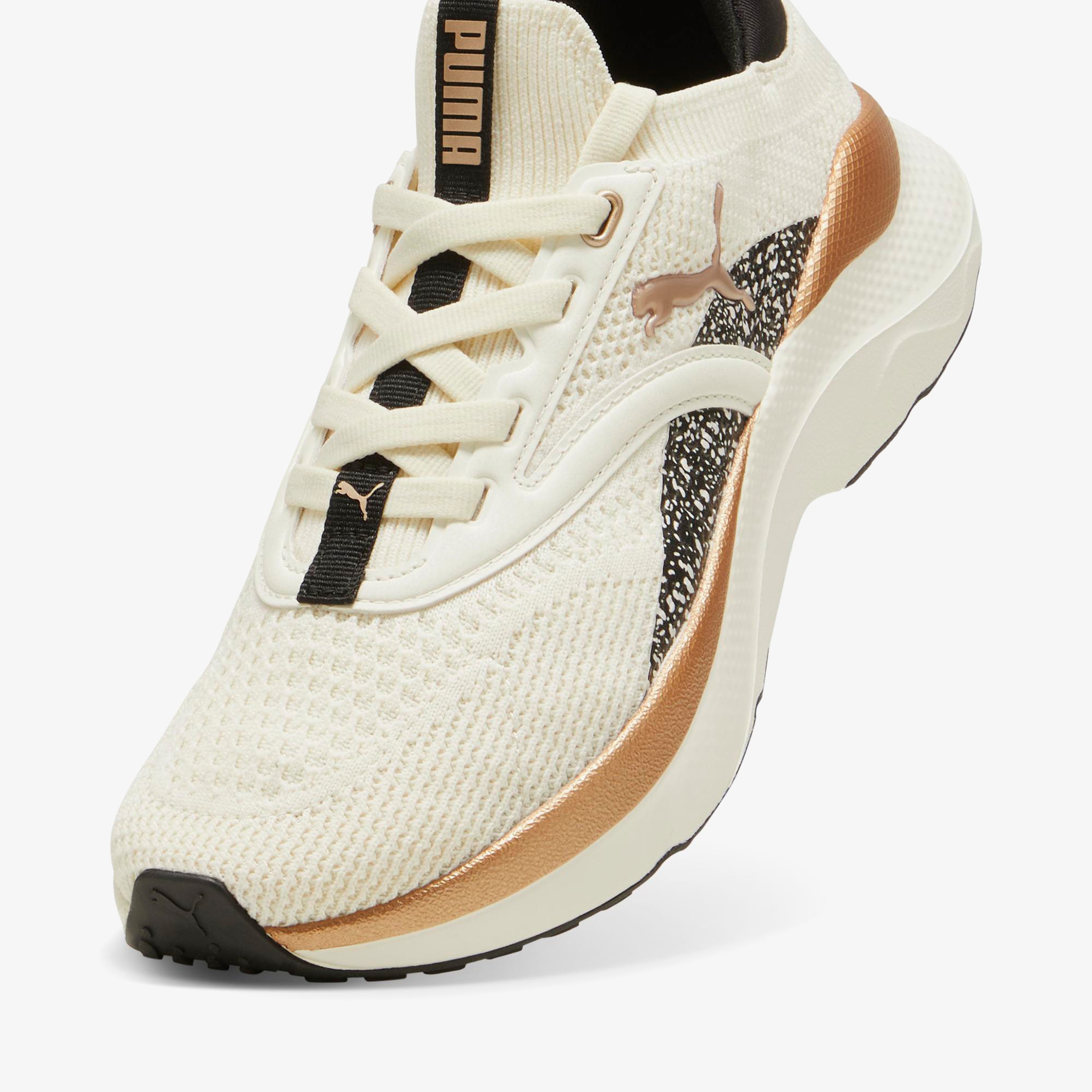 Puma Softride Mayve Leoprd II Kadın Siyah Spor Ayakkabı