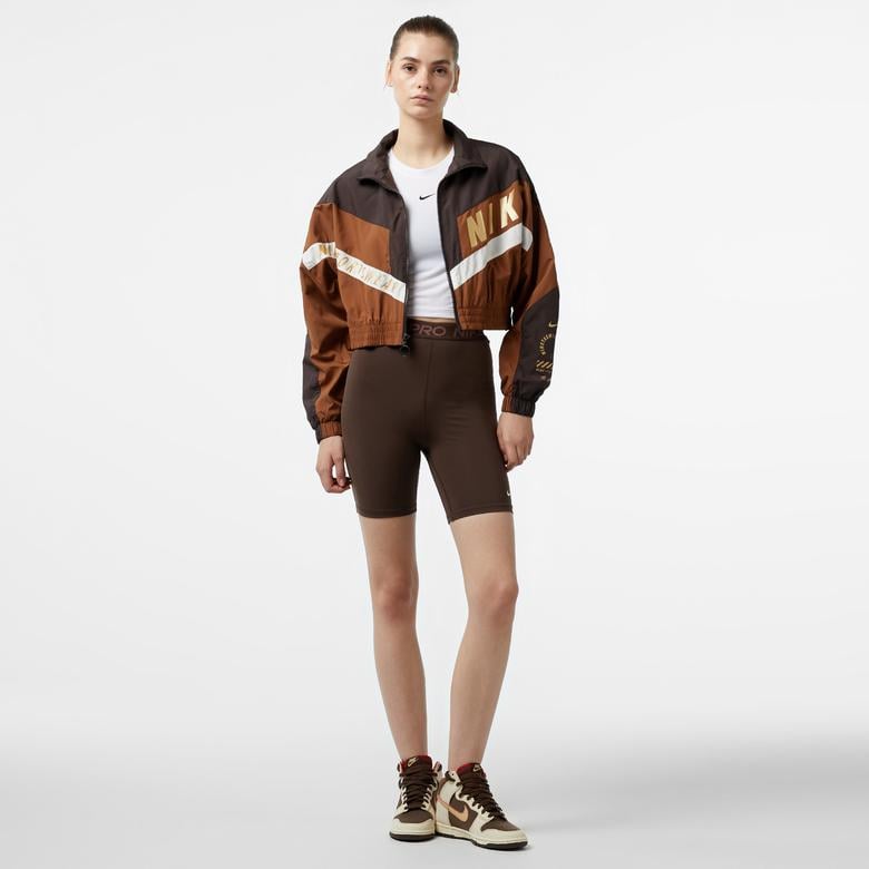 Nike Sportswear Woven Street Kadın Kahverengi Ceket