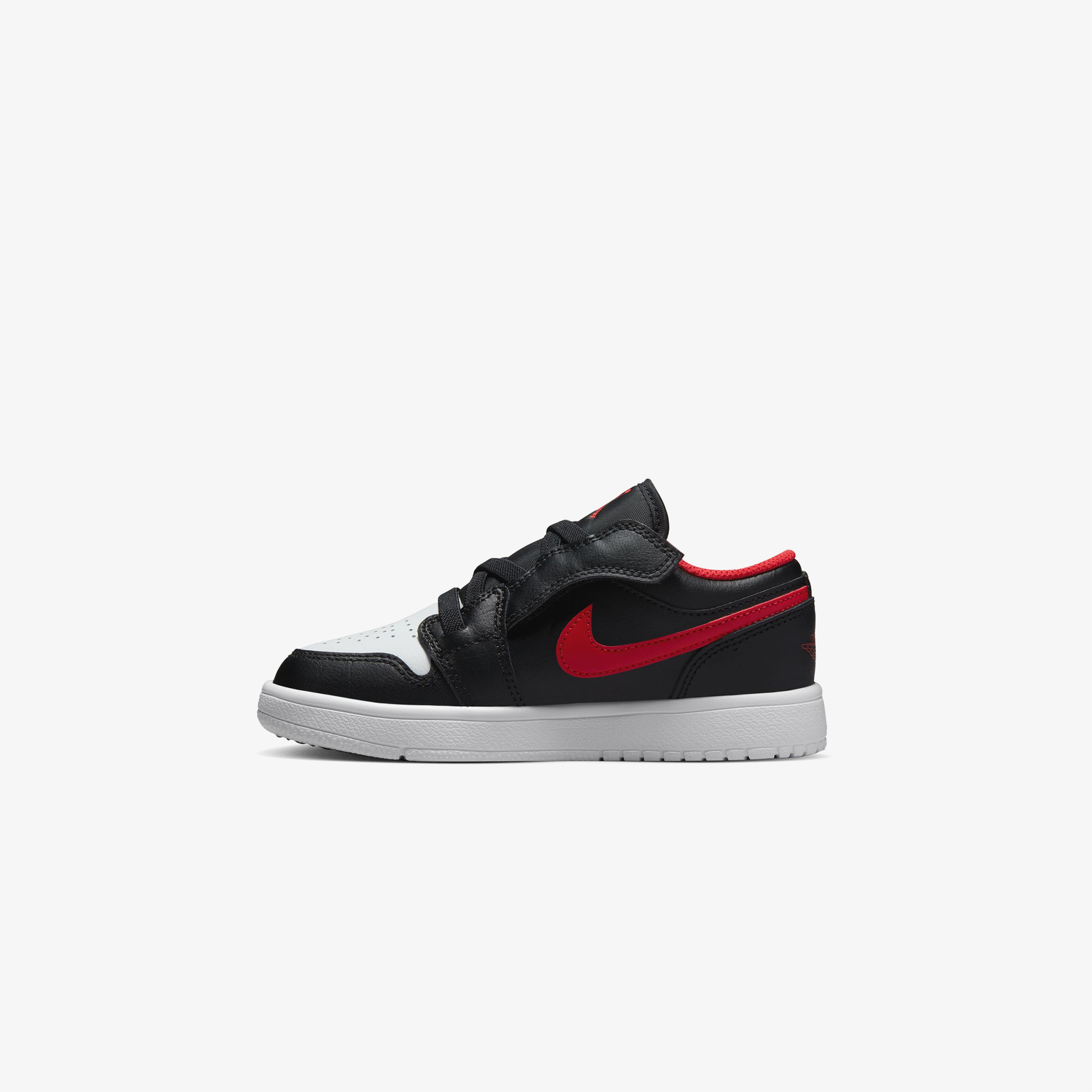 Jordan 1 Low Alt Çocuk Siyah-Kırmızı Spor Ayakkabı