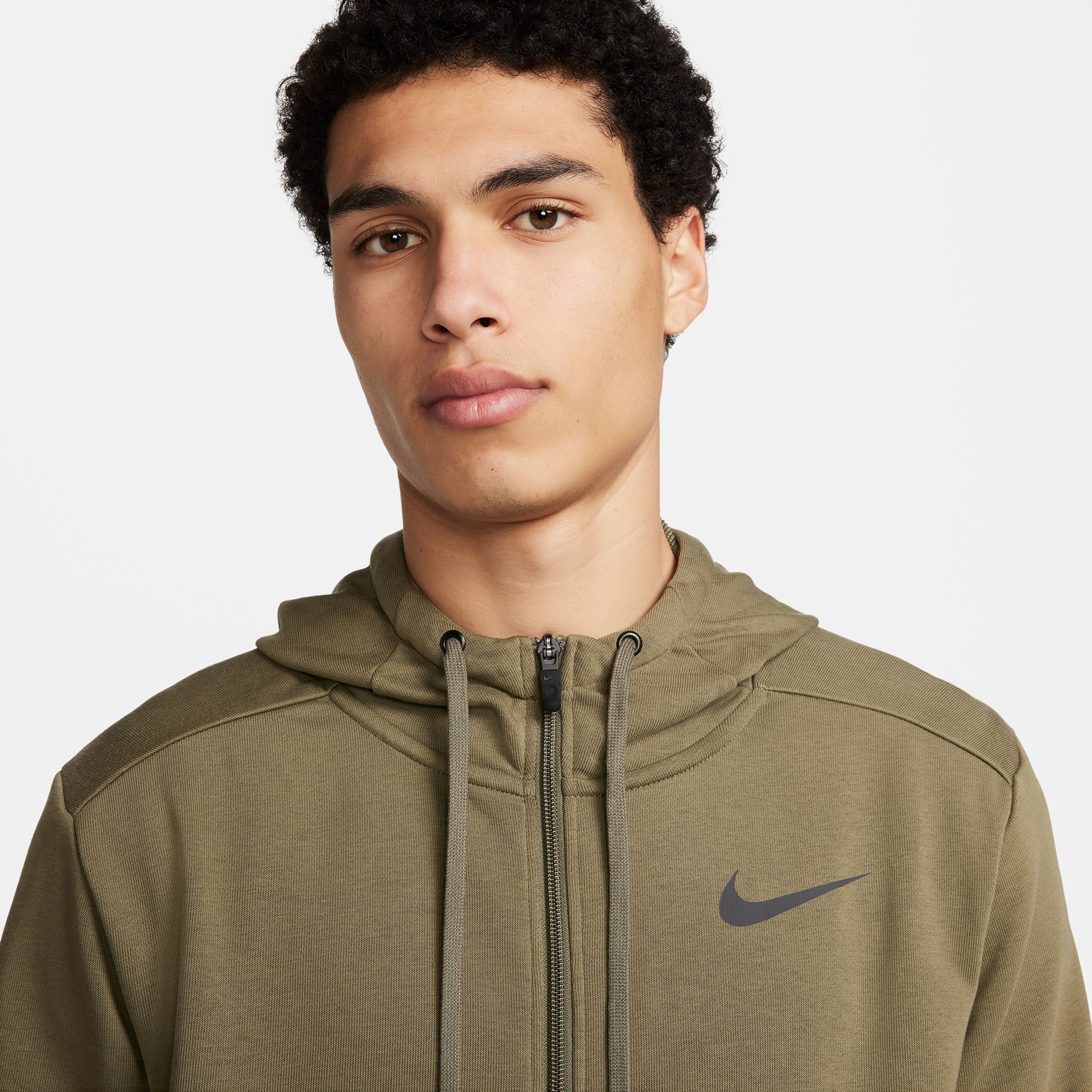 Nike Dri-Fit Erkek Haki Sweatshirt