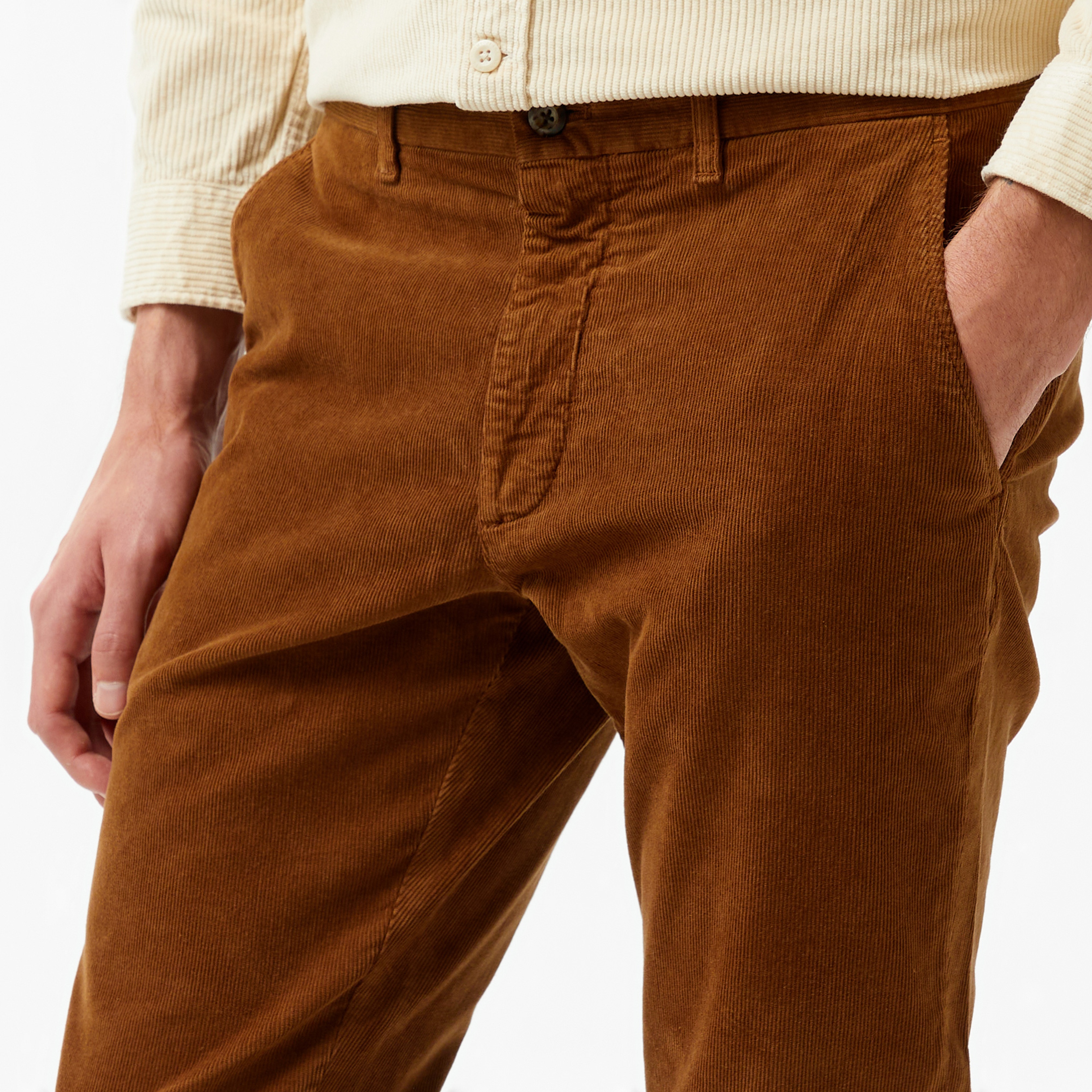 Tommy Hilfiger Bleecker Corduroy Gmd Erkek Kahverengi Chino Pantolon