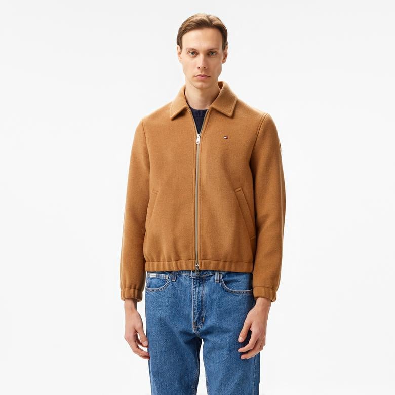 Tommy Hilfiger Wool ivy Erkek Haki Ceket