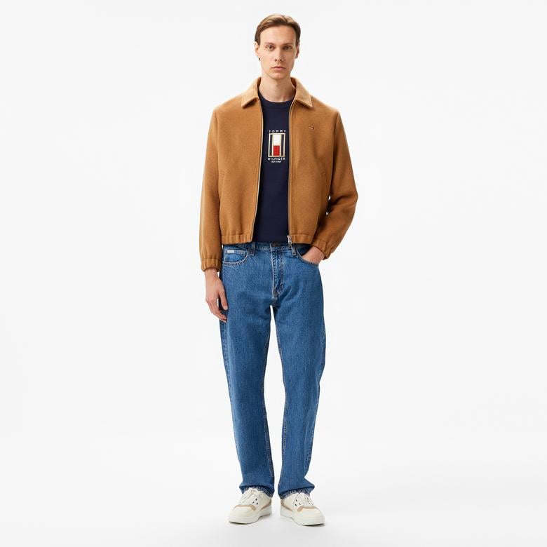 Tommy Hilfiger Wool ivy Erkek Haki Ceket