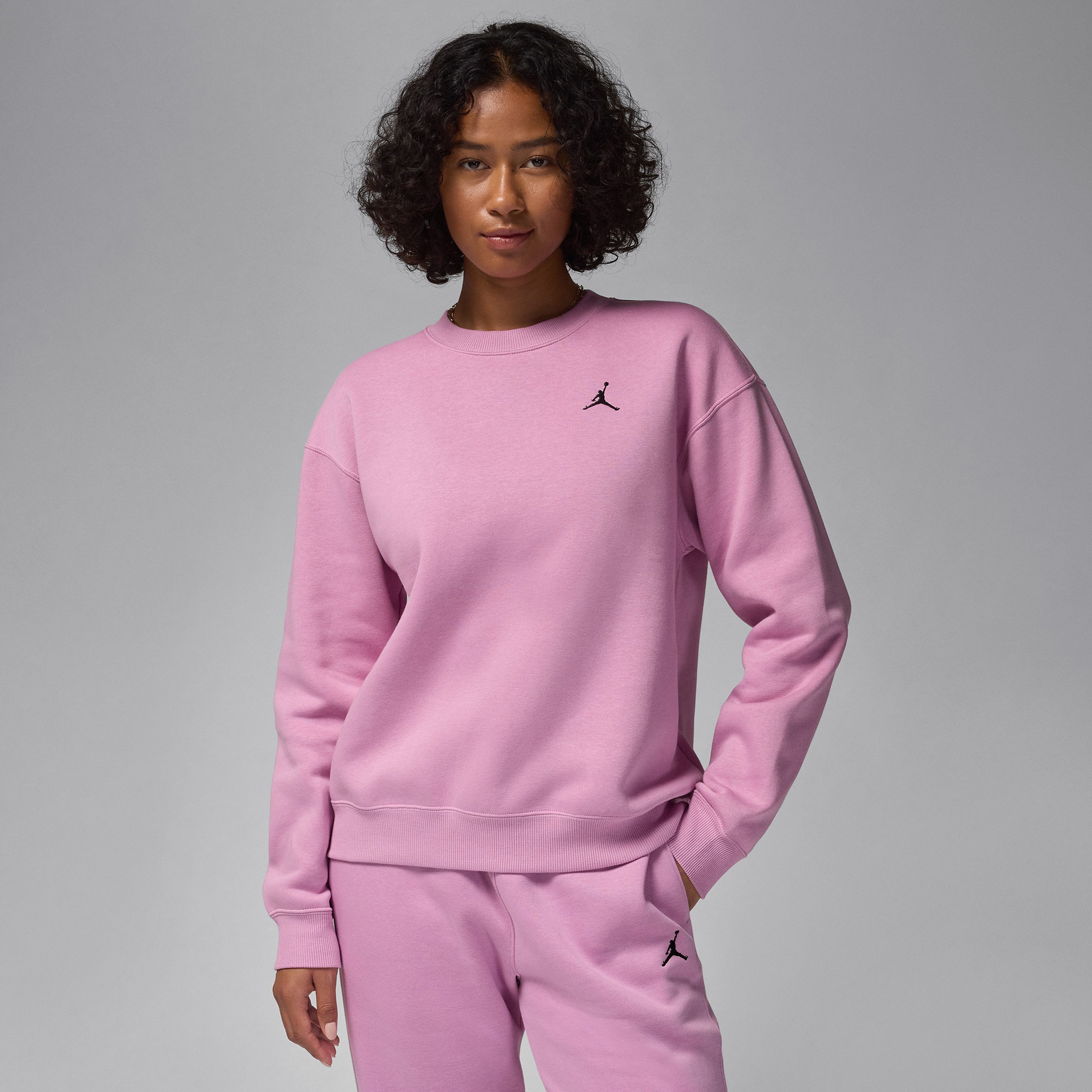 Jordan Brooklyn Fleece Kadın Mor Sweatshirt