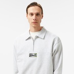 HUF Slate Quarter Zip Fleece Erkek Gri Ceket