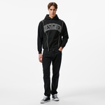 Market Designer Split Erkek Siyah Sweatshirt