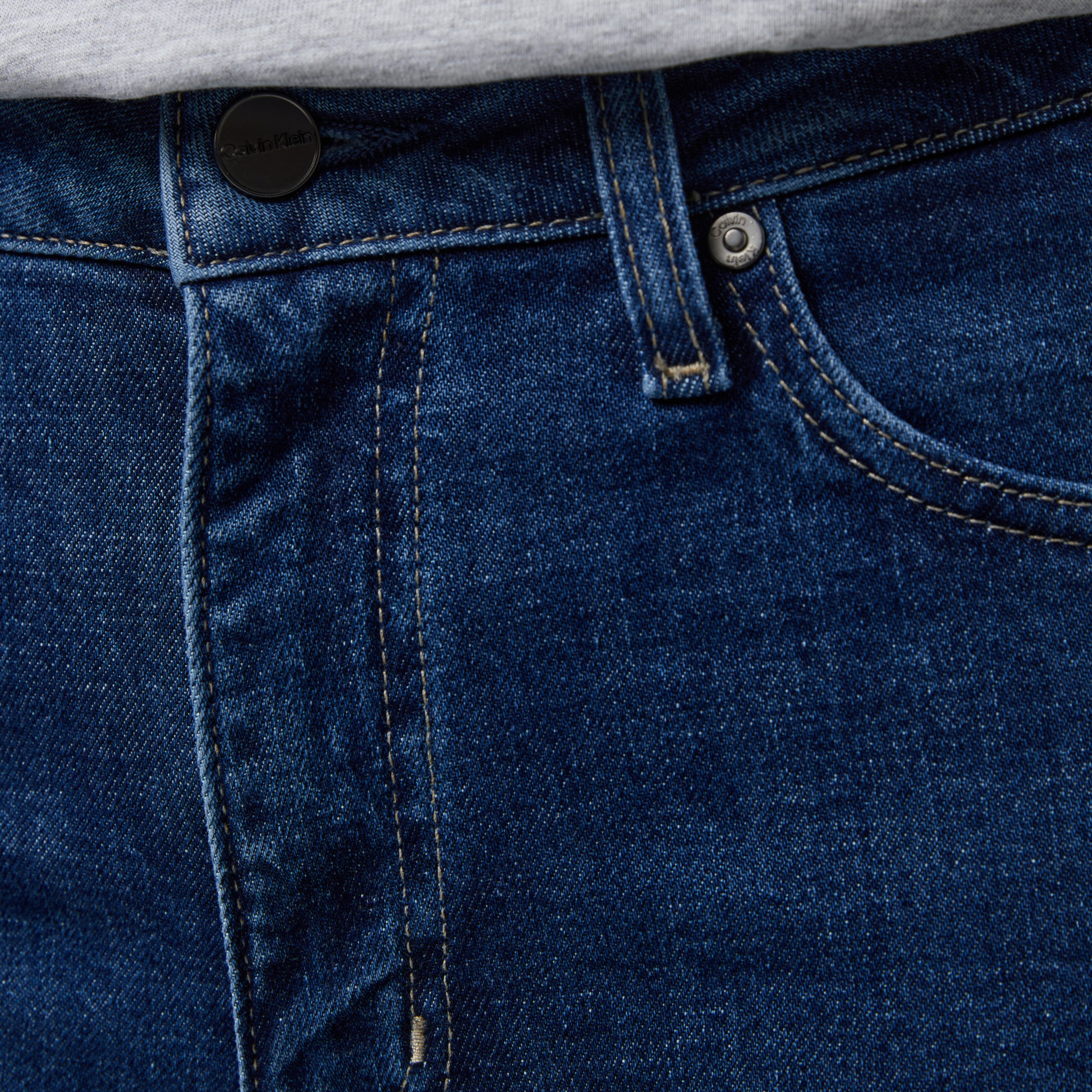 Calvin Klein Mr Slim - Mid Kadın Lacivert Jean