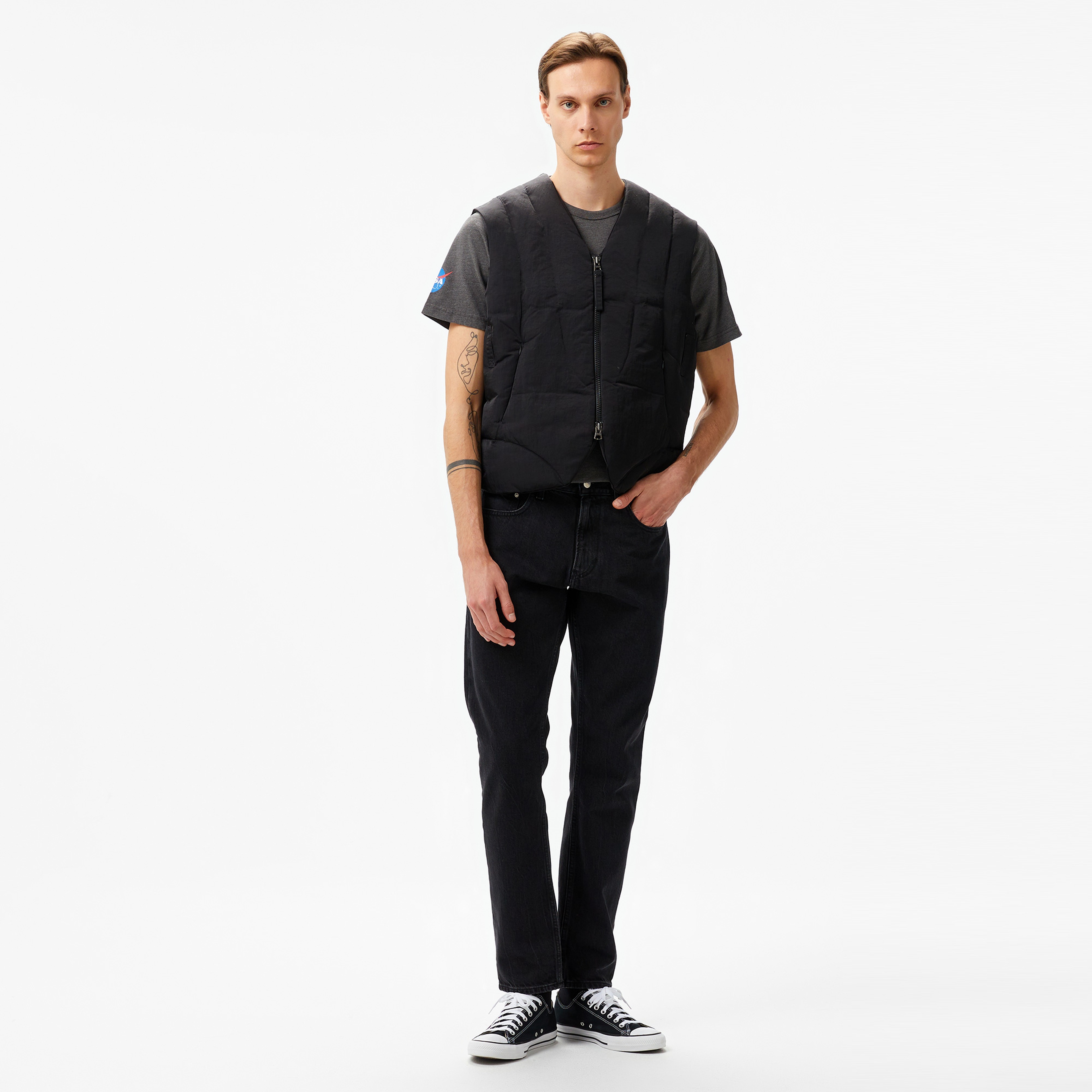 Alpha Industries Insulated Vest Unisex Siyah Yelek