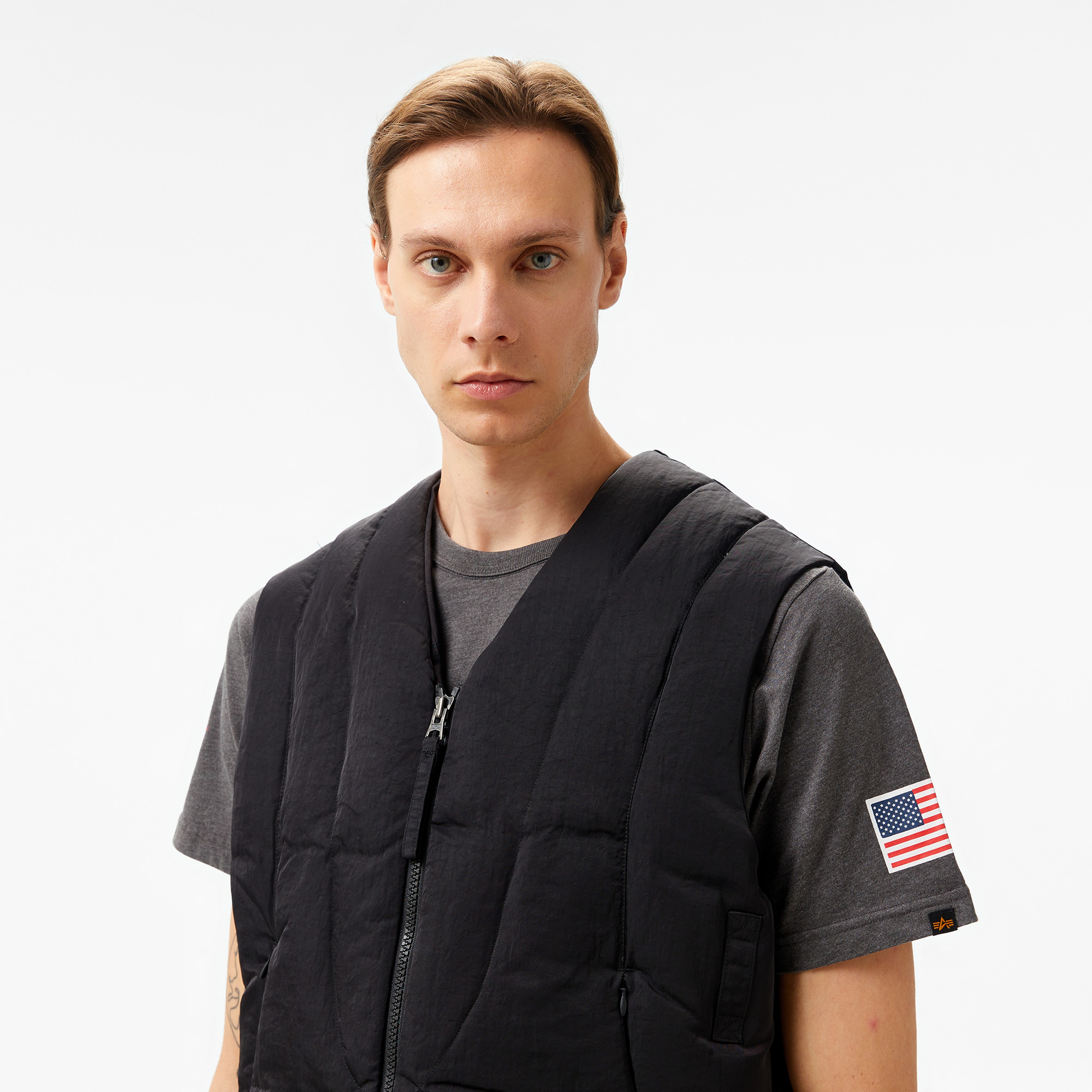 Alpha Industries Insulated Vest Unisex Siyah Yelek