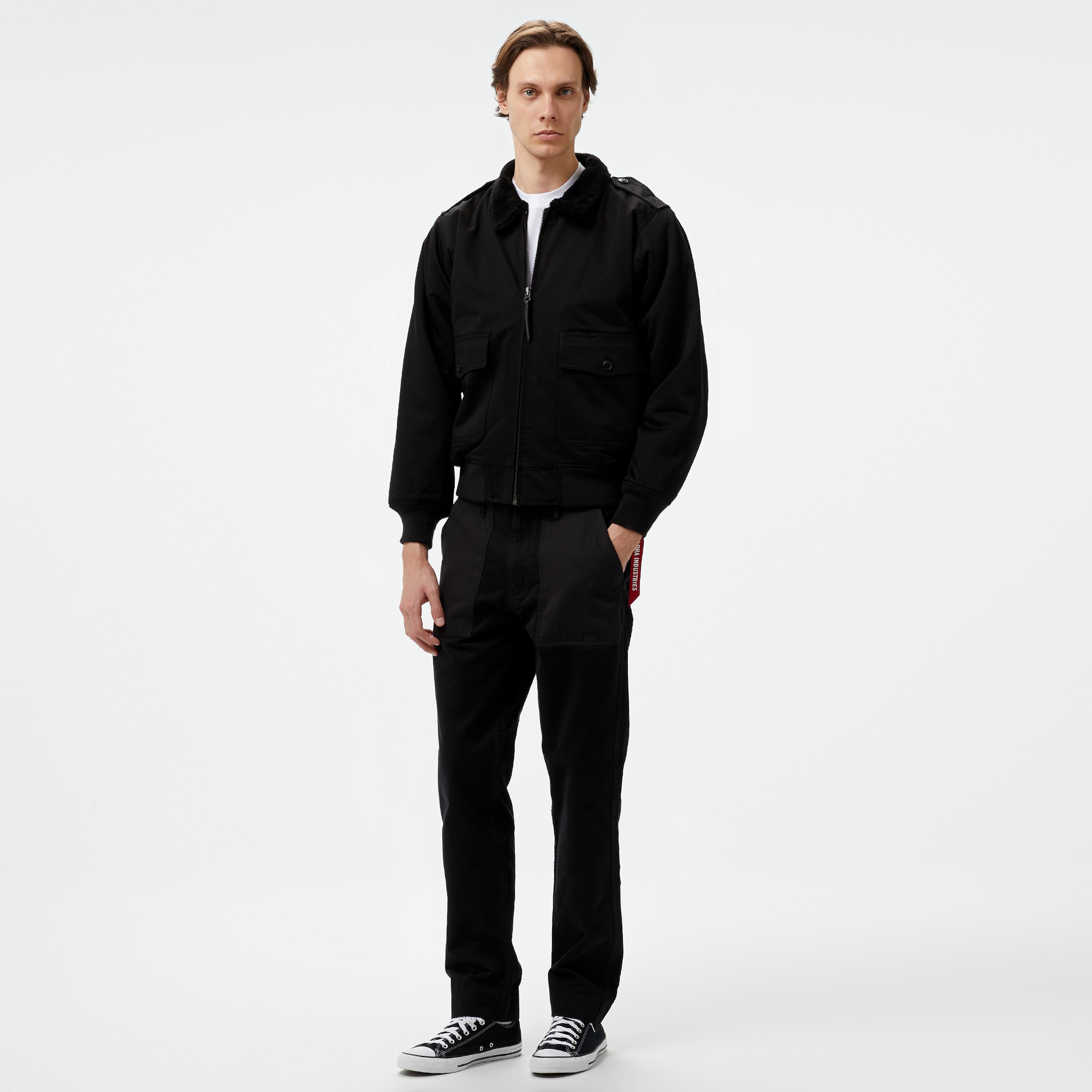 Alpha Industries 1940S B-10 Flight Unisex Siyah Ceket