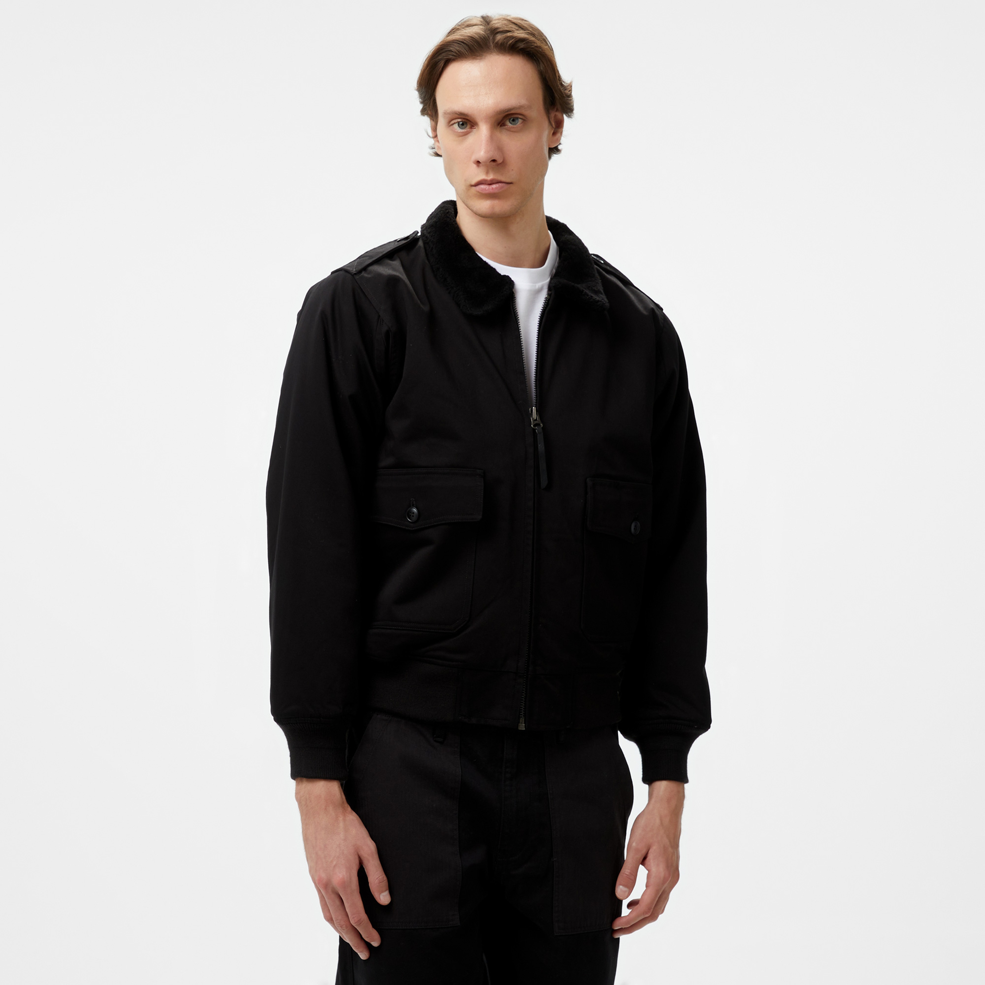 Alpha Industries 1940S B-10 Flight Unisex Siyah Ceket