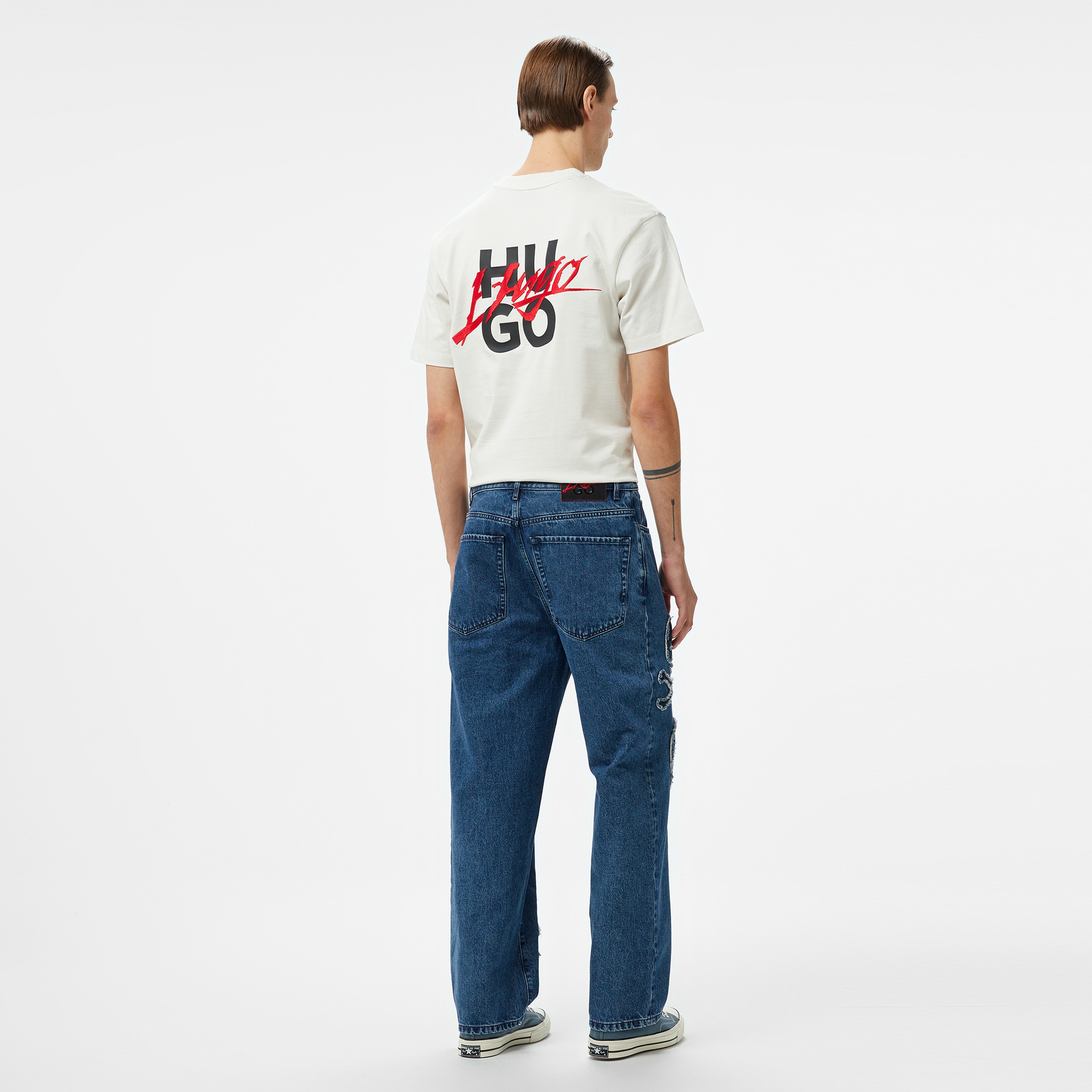 Hugo 446 Erkek Mavi Jean