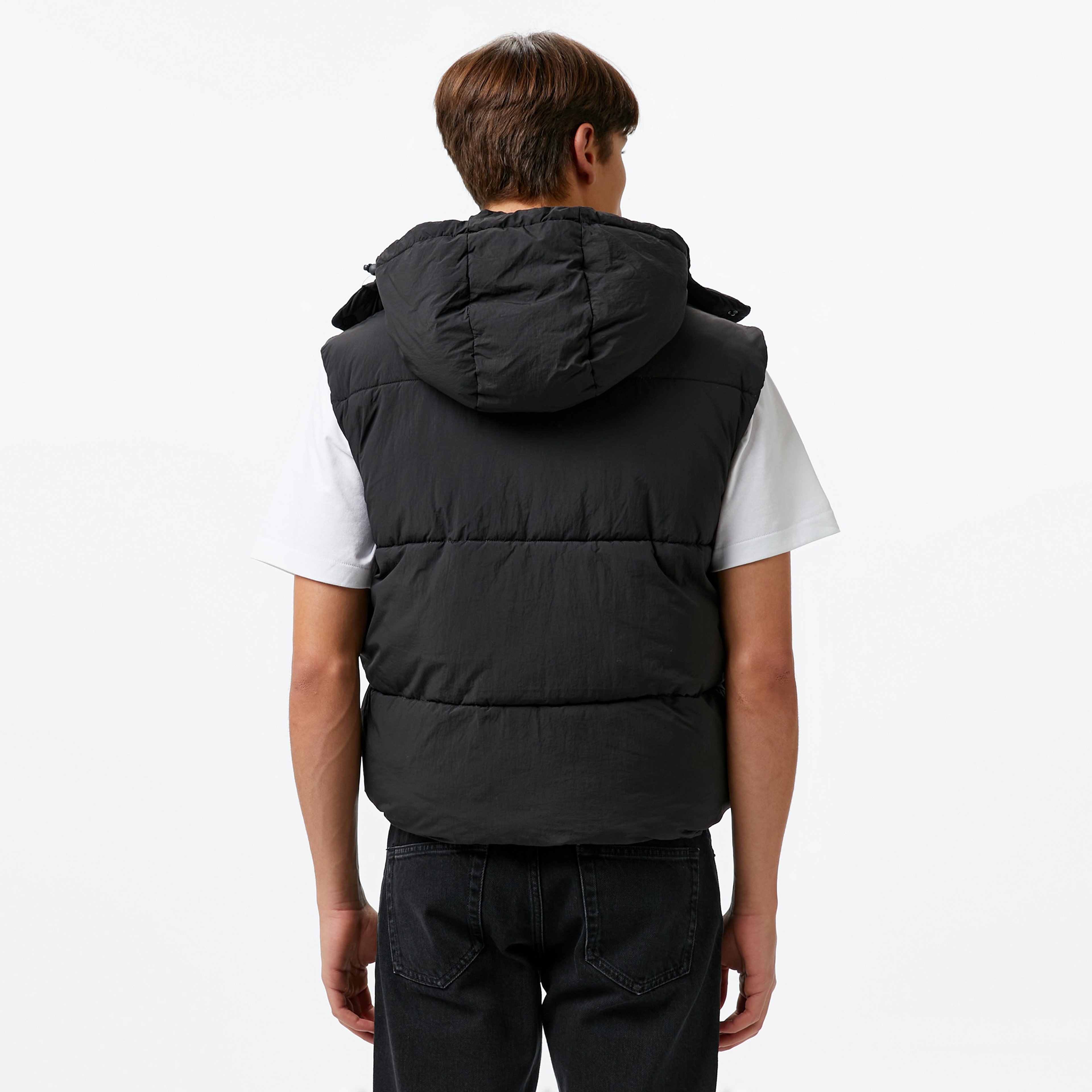 Karl Kani Small Signature Puffer Erkek Siyah Yelek