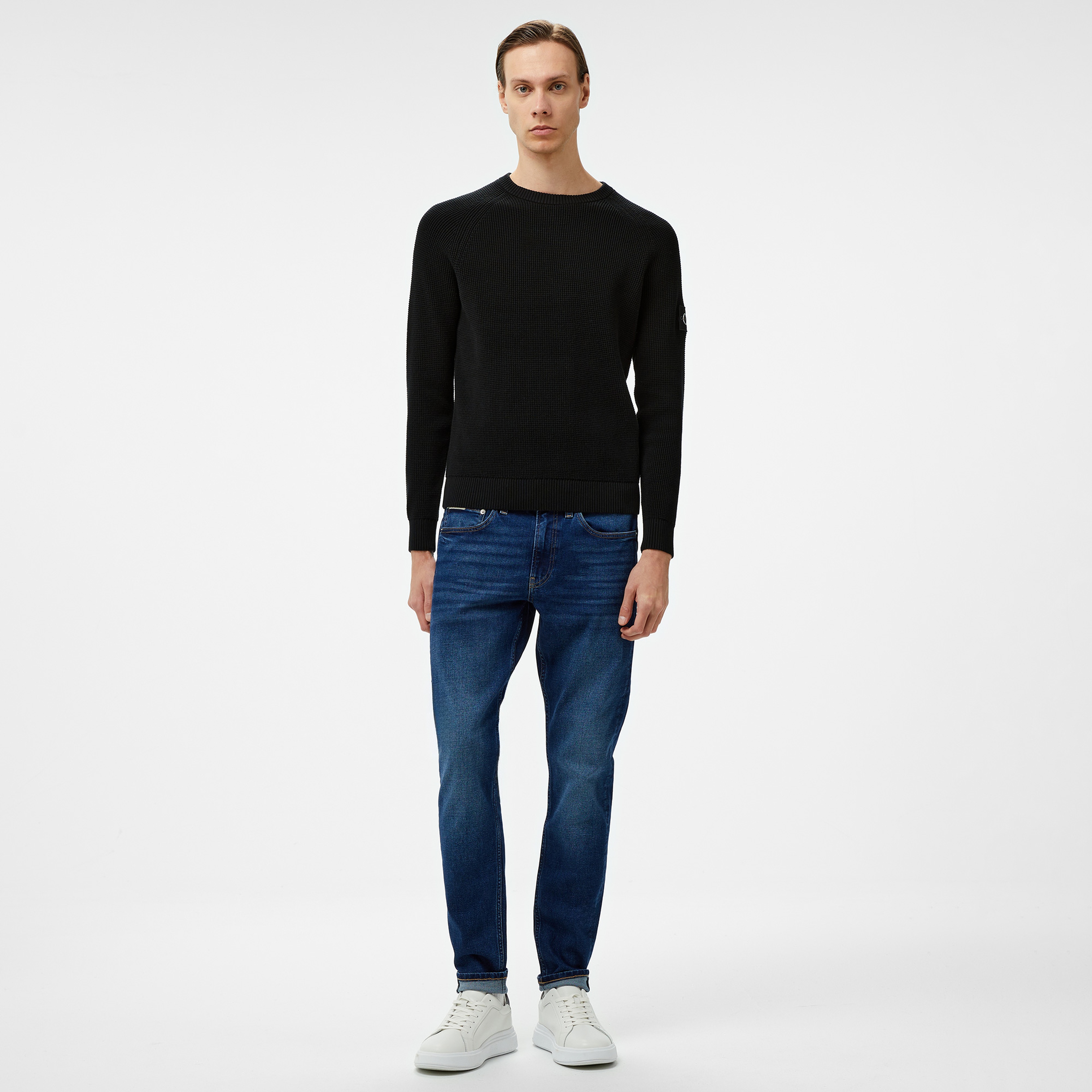 Calvin Klein Jeans Slim Taper Erkek Lacivert Jean