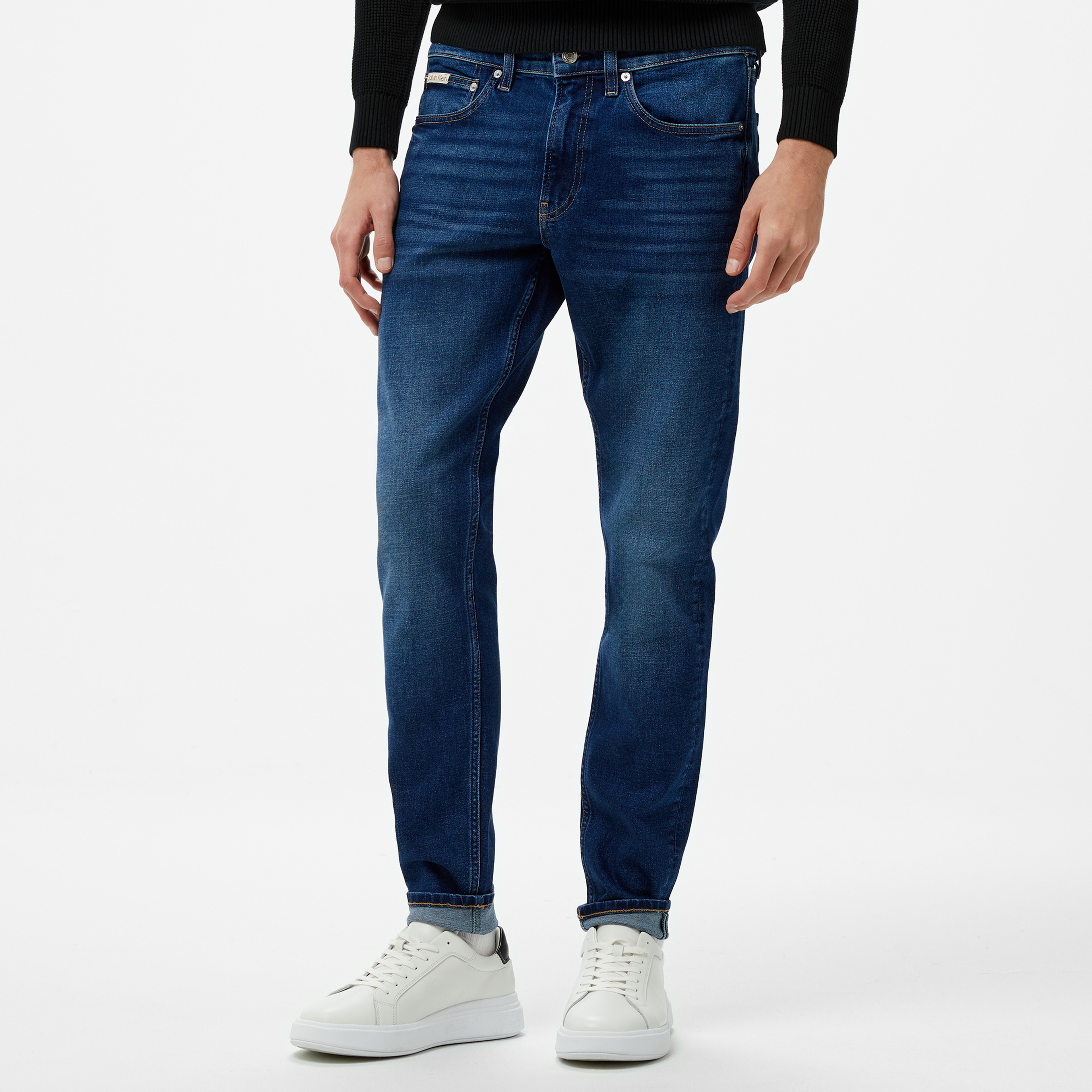 Calvin Klein Jeans Slim Taper Erkek Lacivert Jean