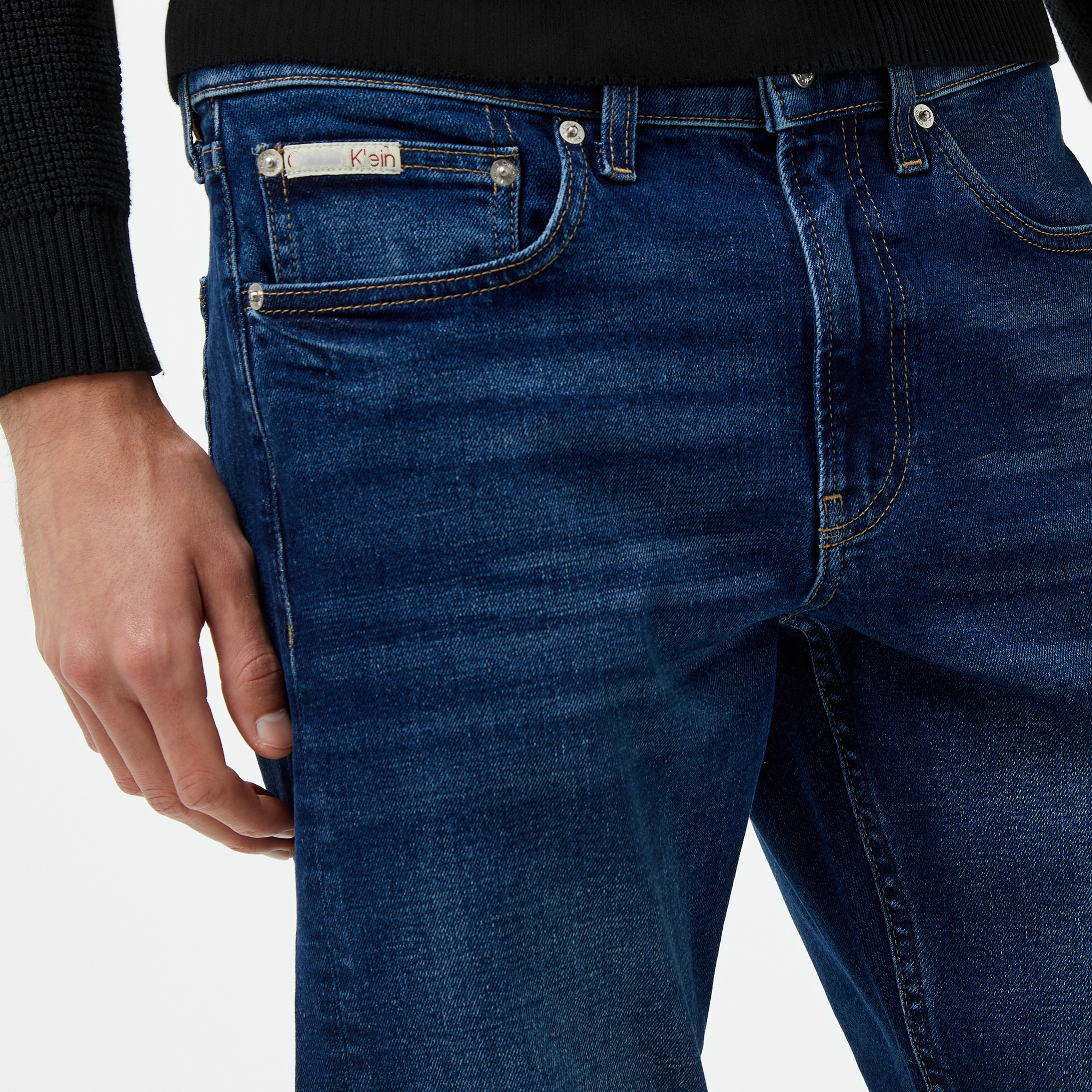 Calvin Klein Jeans Slim Taper Erkek Lacivert Jean