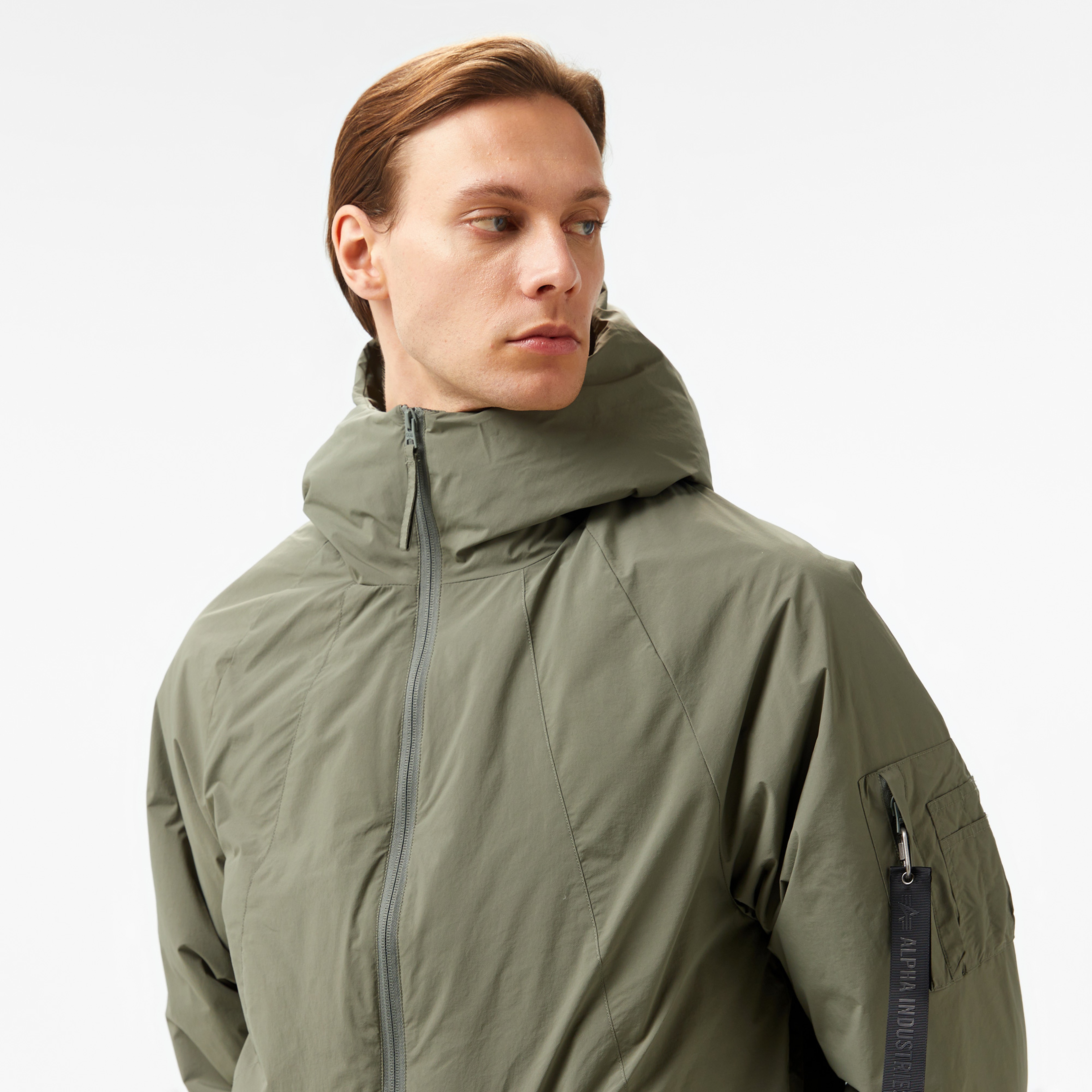 Alpha Industries Insulated Hooded Parka Unisex Gri