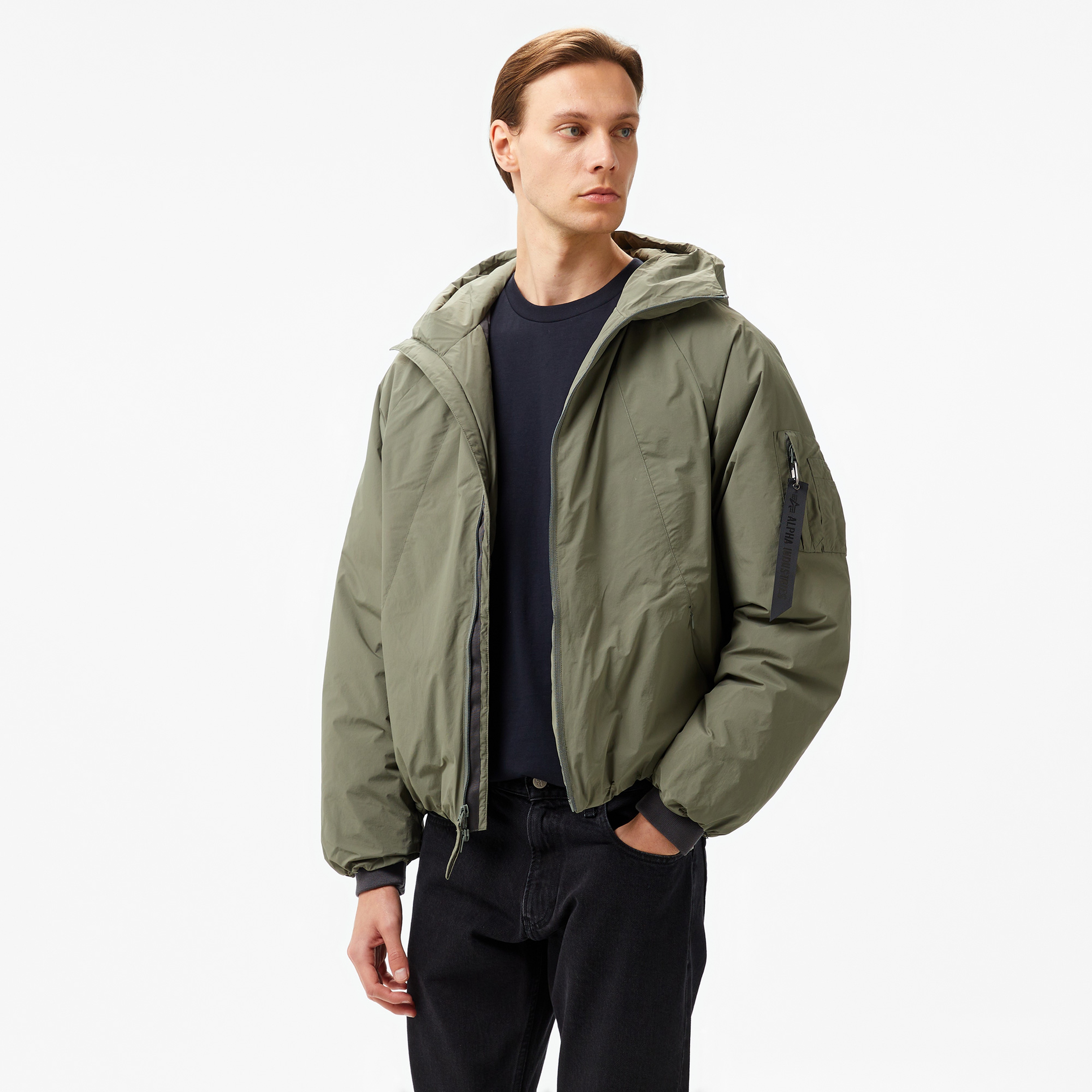 Alpha Industries Insulated Hooded Parka Unisex Gri