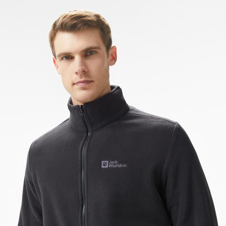 Jack Wolfskin Winterstein Erkek Siyah Polar Ceket