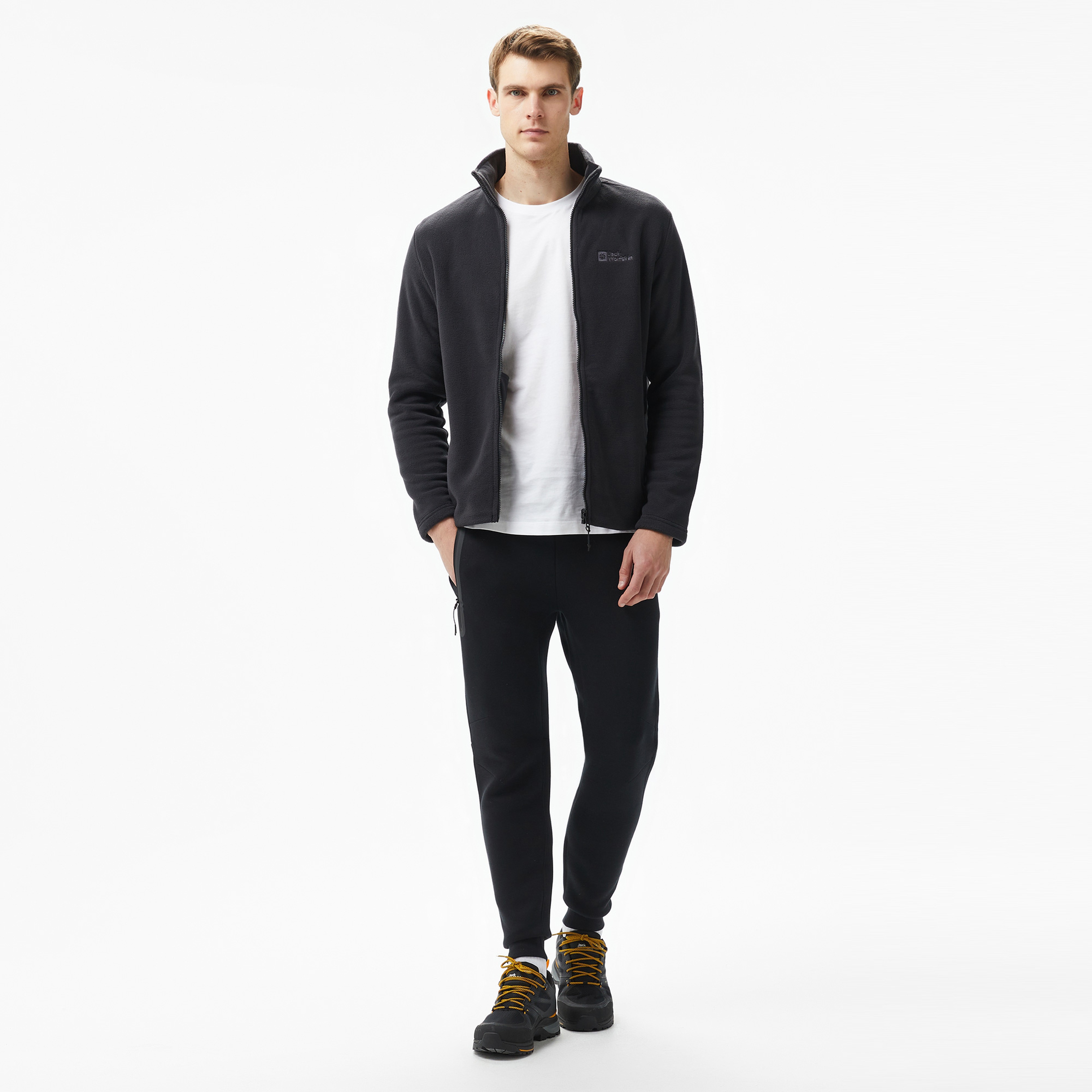 Jack Wolfskin Winterstein Erkek Siyah Polar Ceket