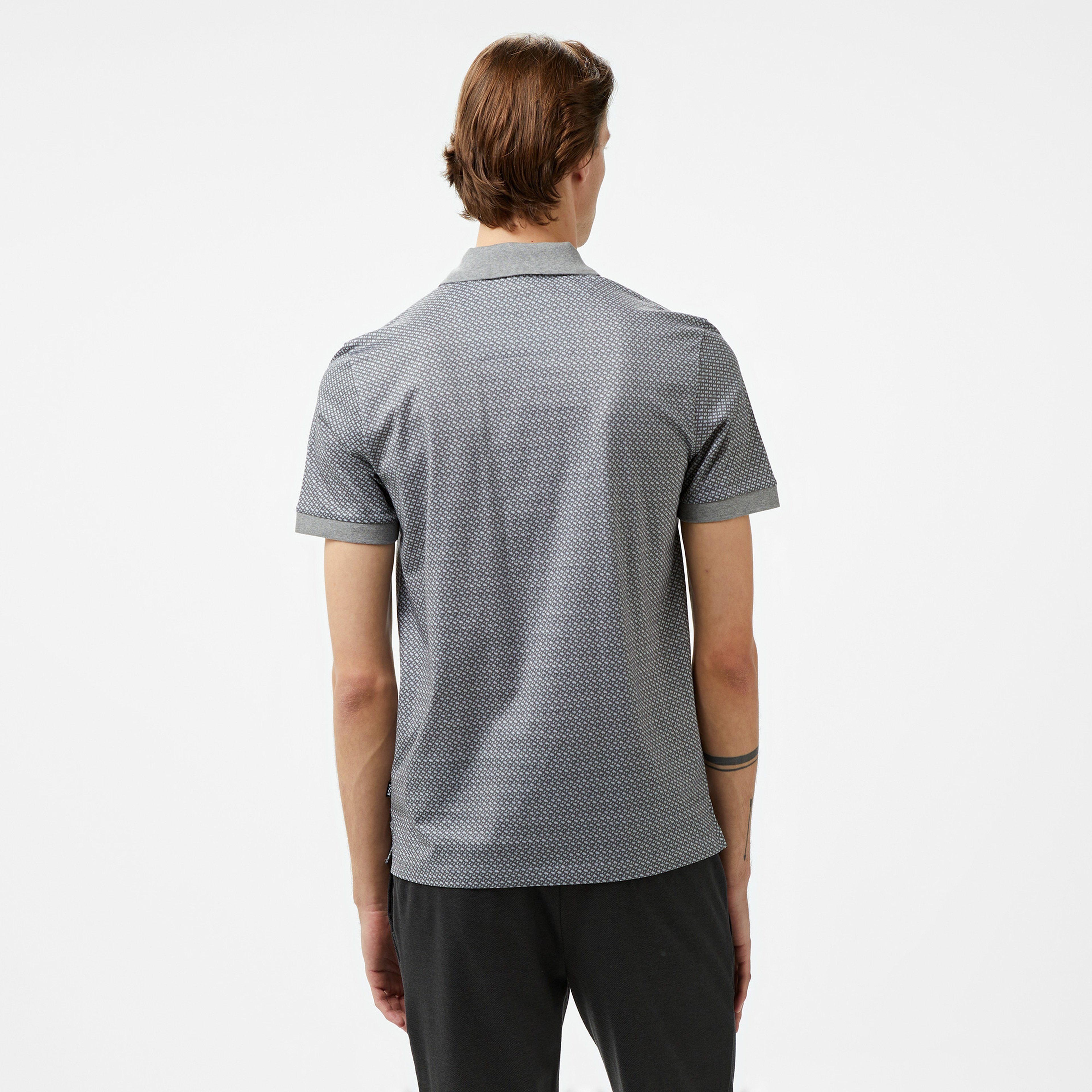 Boss H-Parlay 204 Erkek Gümüş Polo