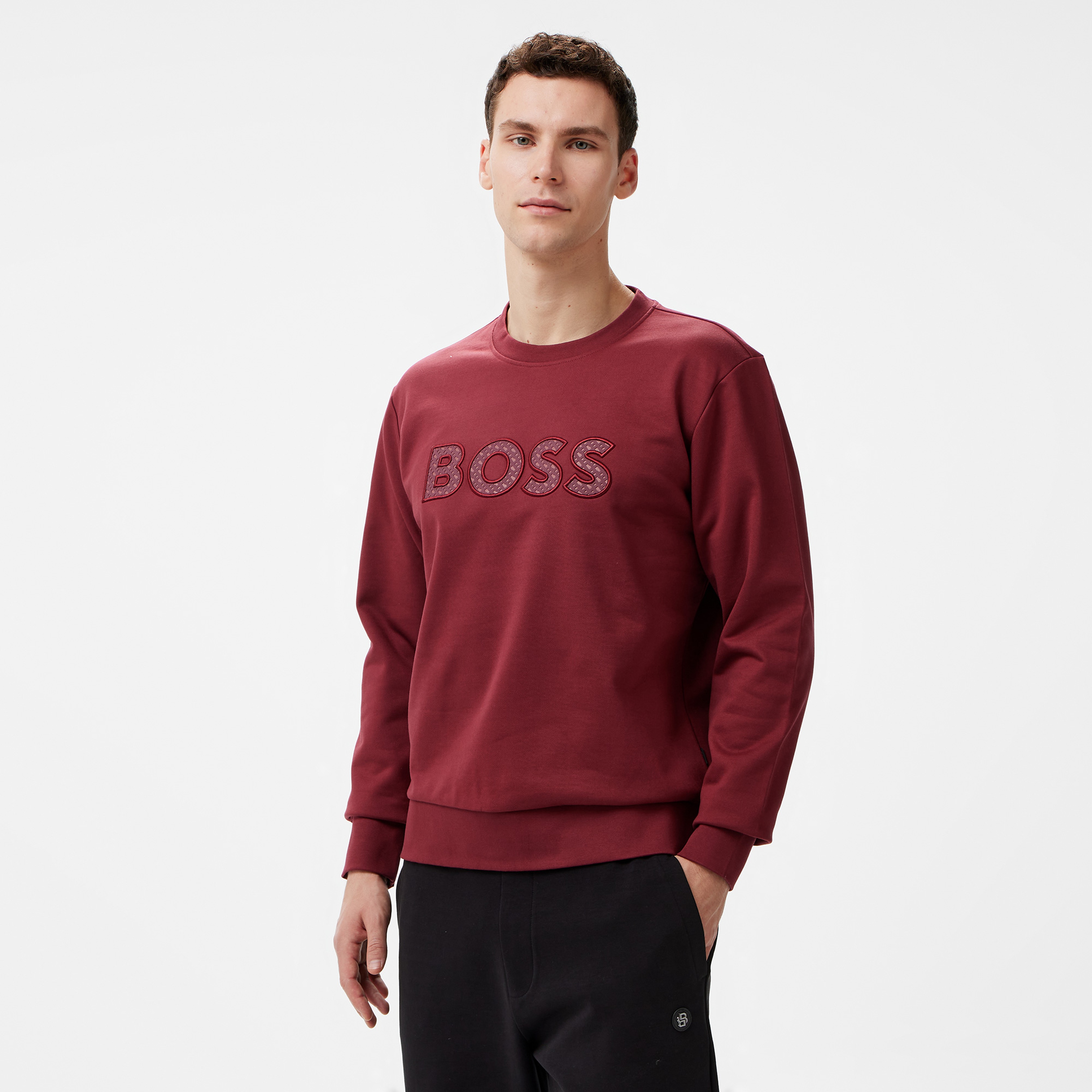 Boss C-Soleri 04 Erkek Kırmızı Sweatshirt