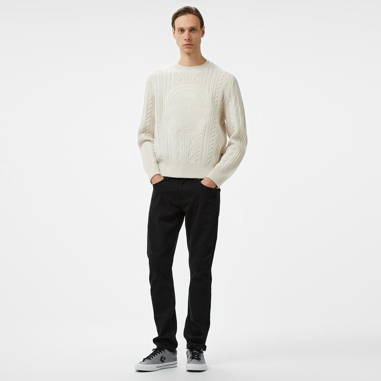 Boss C-Dionel_Ps Erkek Beyaz Sweatshirt