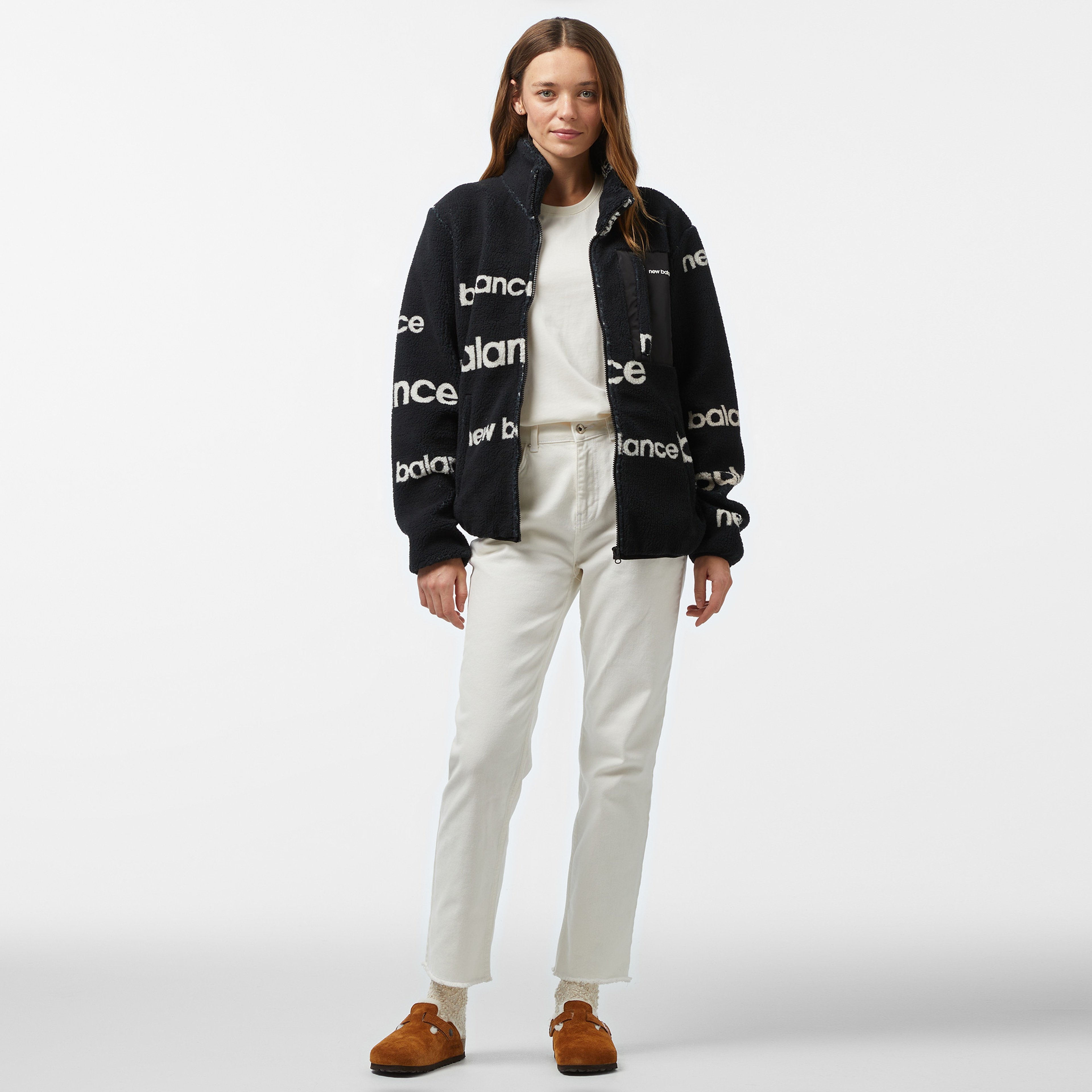 New Balance UNC3358 Lifestyle Unisex Siyah Sweatshirt