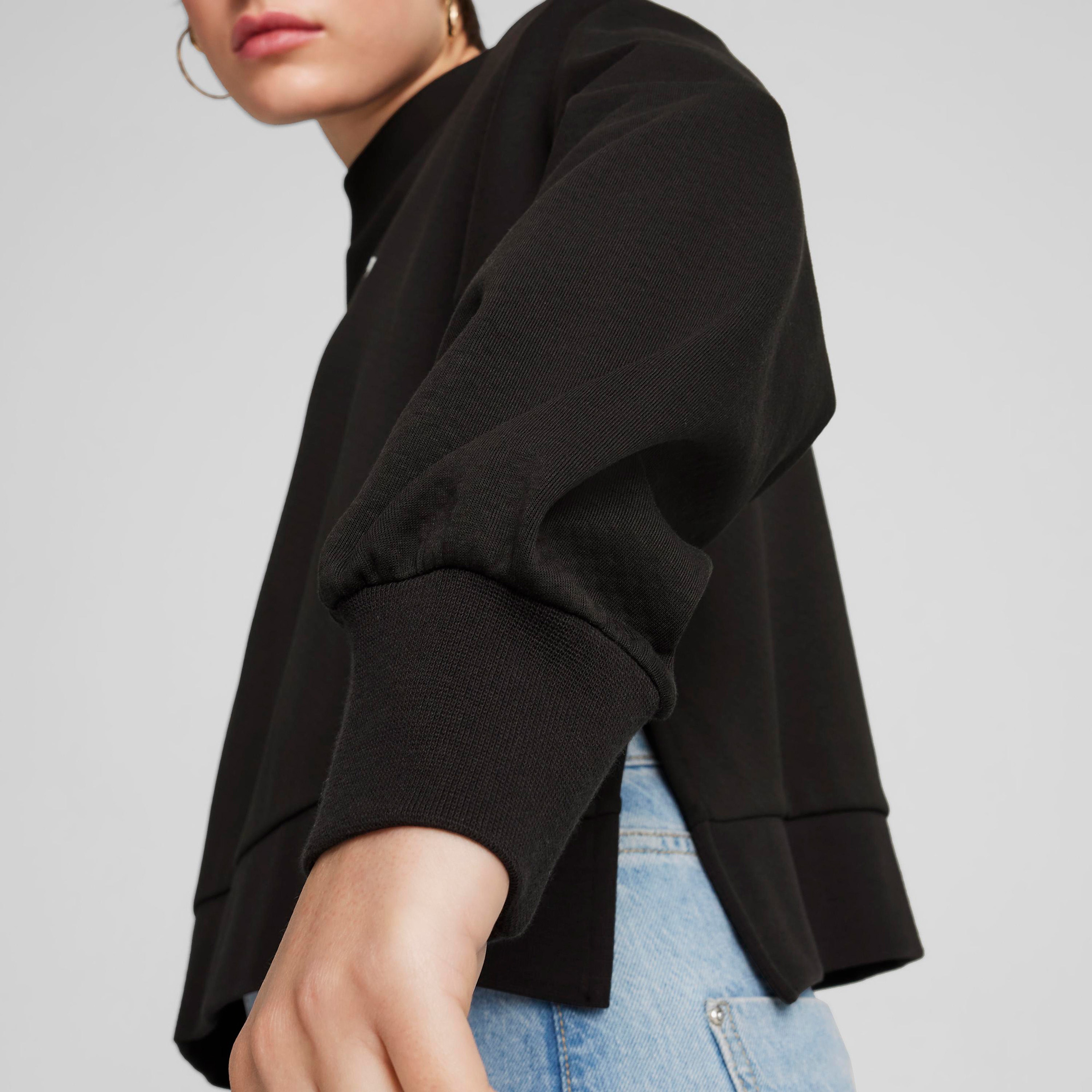 Puma Classics Oversized Crew Kadın Siyah Sweatshirt