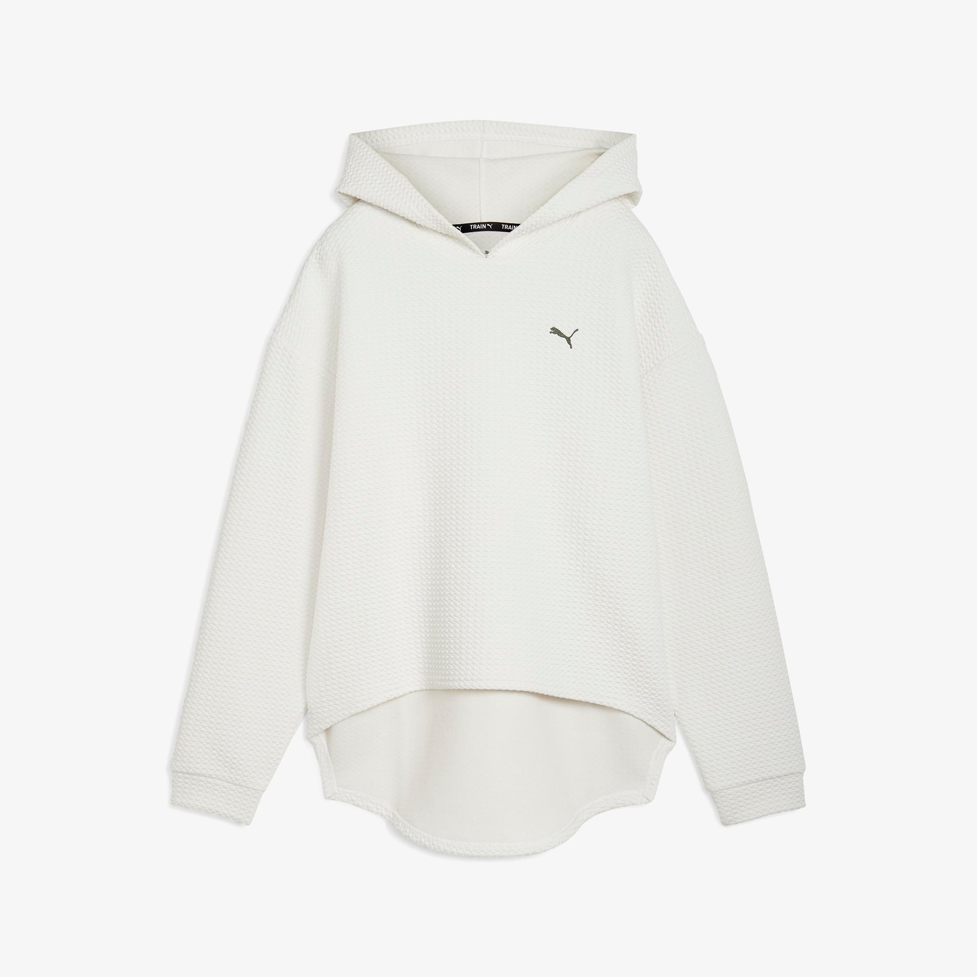 Puma Q4 Studio Textured Kadın Gri Sweatshirt