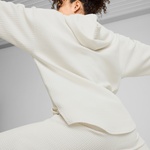 Puma Q4 Studio Textured Kadın Gri Sweatshirt