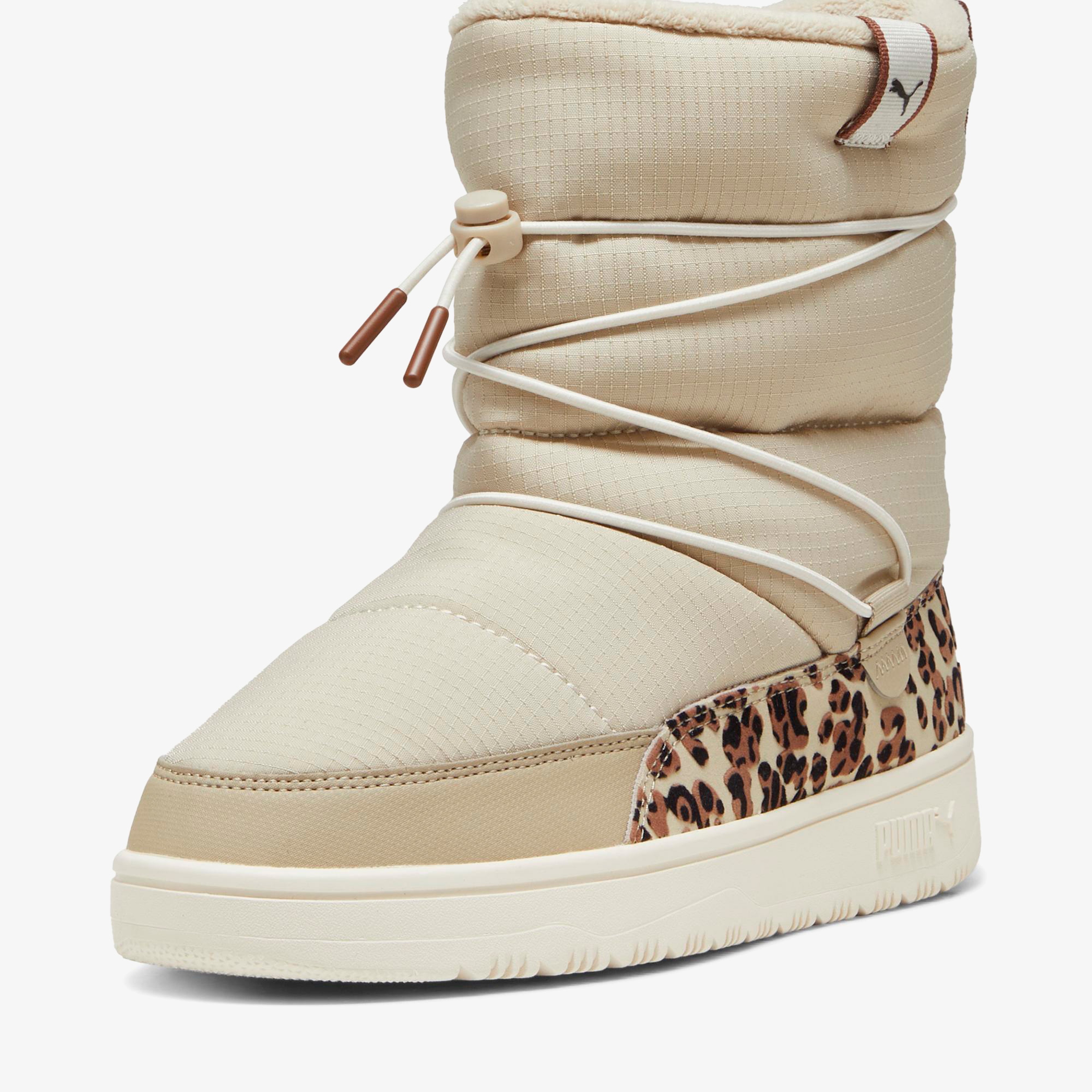 Puma Snowbae Animal Kadın Bej Bot