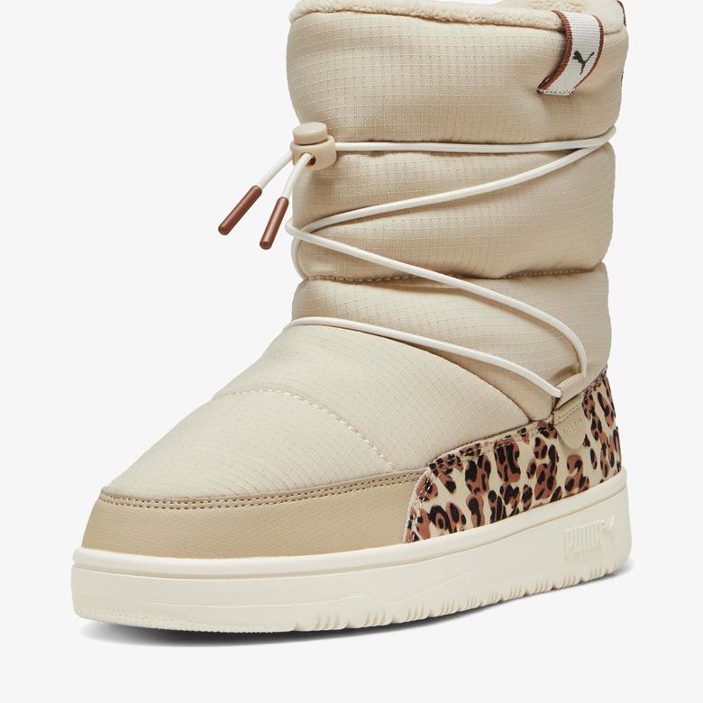 Puma Snowbae Animal Kadın Bej Bot