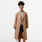 Calvin Klein Wool Long Wrap Kadın Kahverengi Trençkot