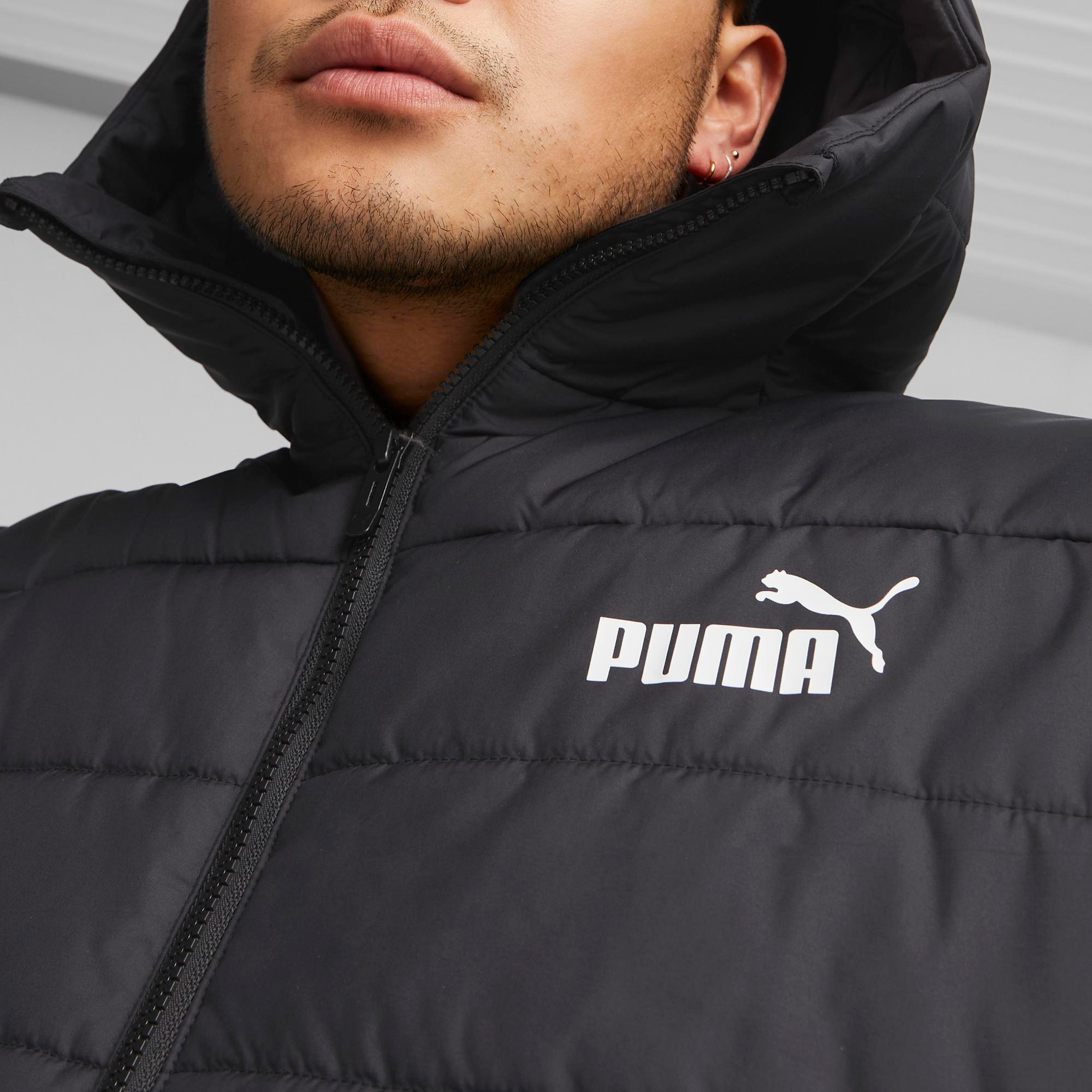 Puma Ess Padded Erkek Siyah Ceket