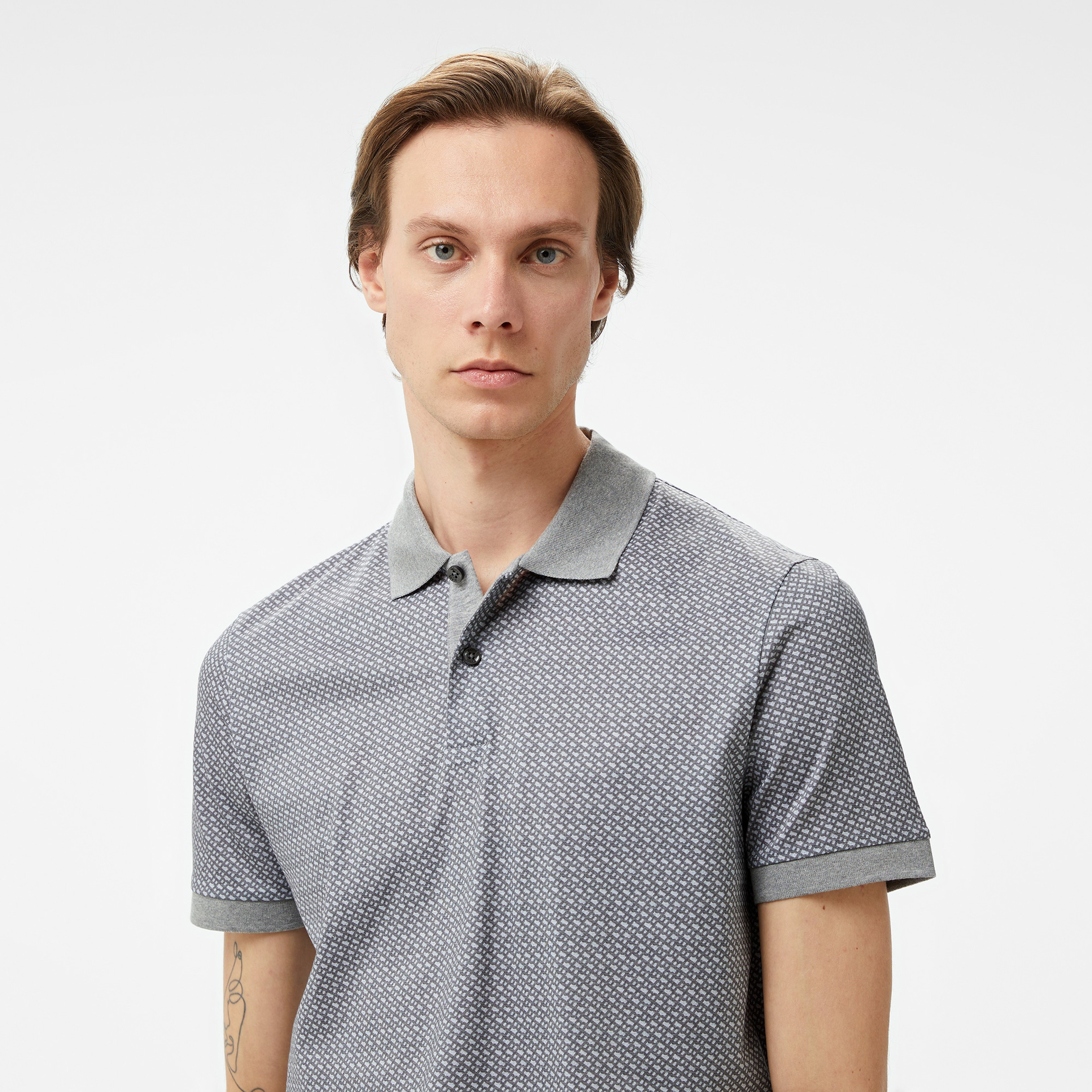 Boss H-Parlay 204 Erkek Gümüş Polo