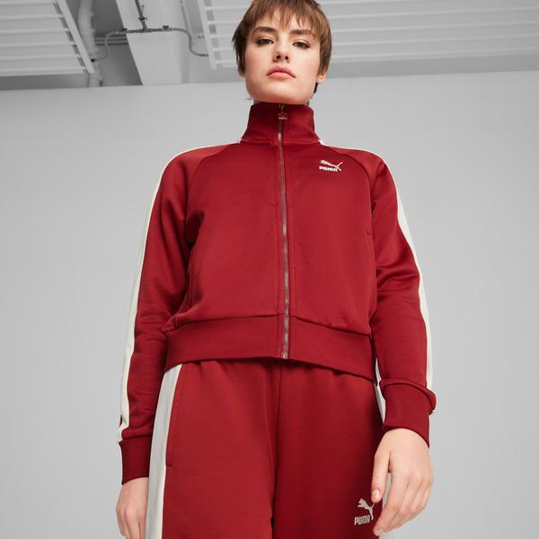 Puma Iconic T7 Track Kadın Kırmızı Eşofman Üstü