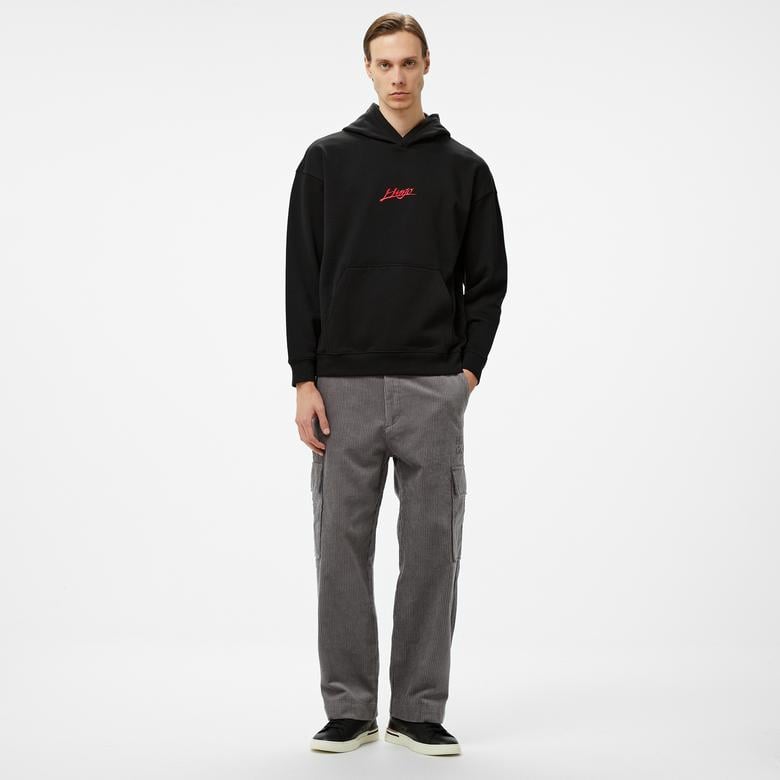 Hugo Dlogolong Erkek Siyah Sweatshirt