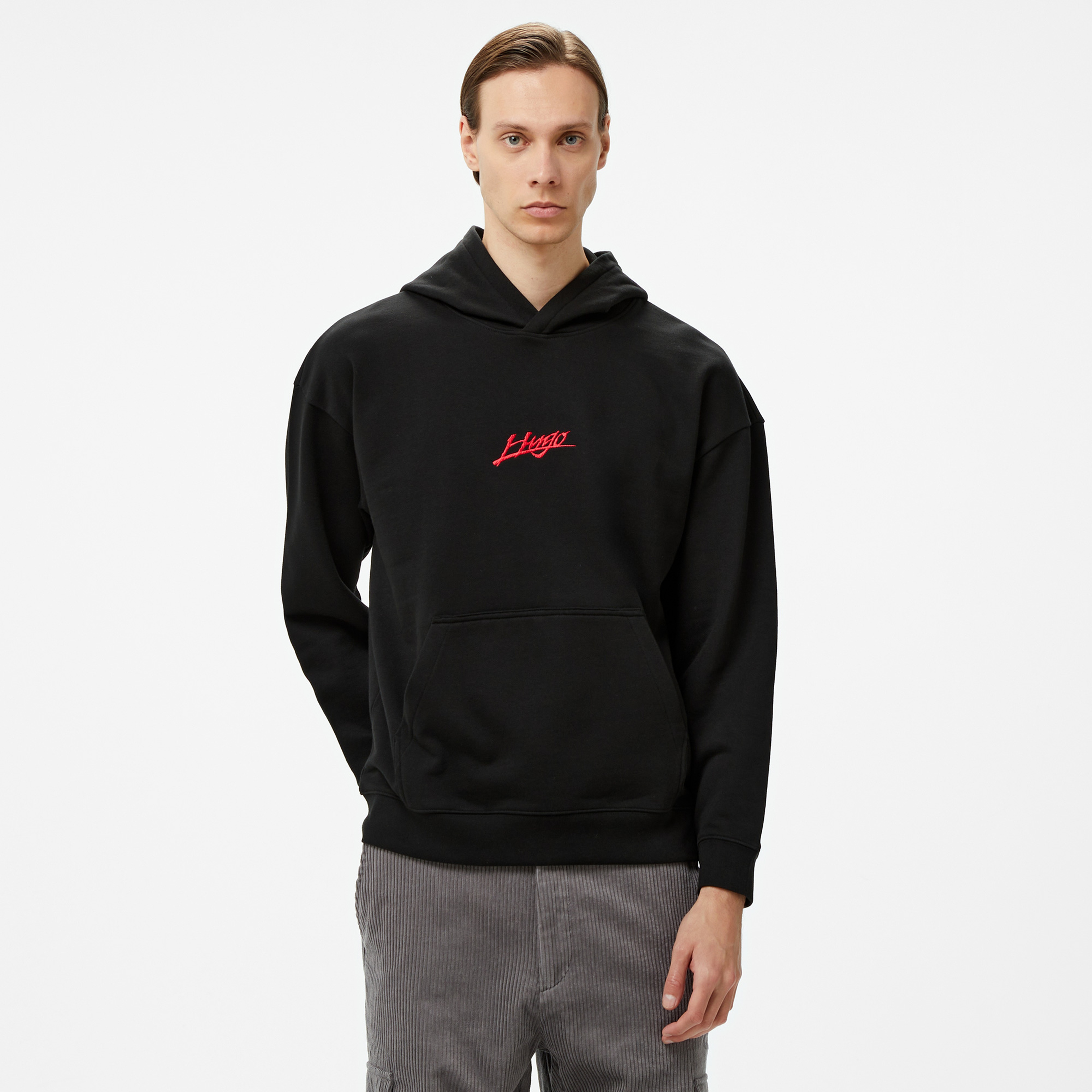 Hugo Dlogolong Erkek Siyah Sweatshirt
