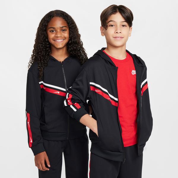 Nike Sportswear Club+ Çocuk Siyah Sweatshirt