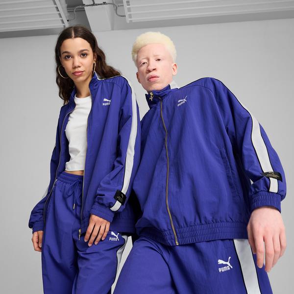 Puma T7 Play.Paris. Track Jack Unisex Mavi Eşofman Üstü