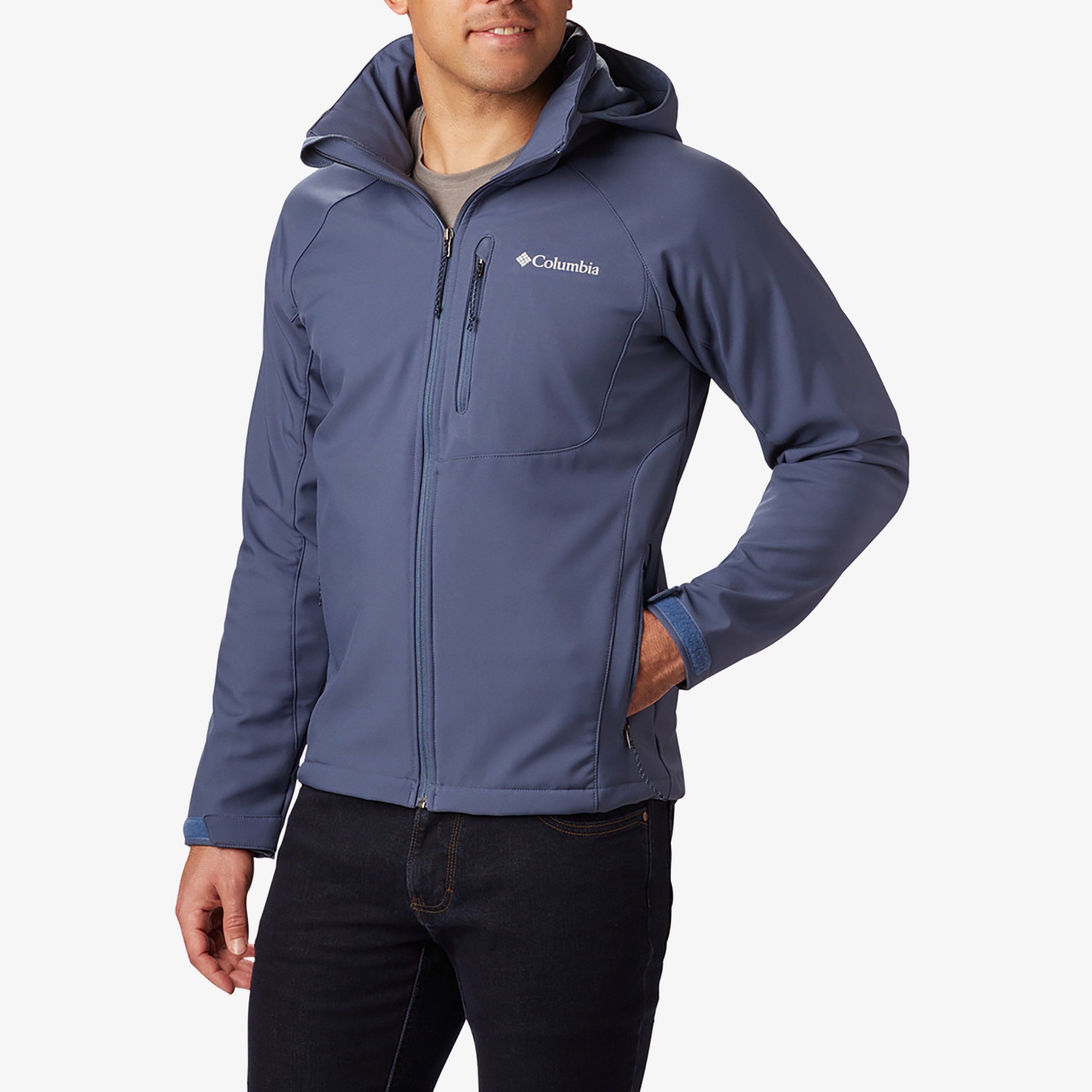 Columbia Cascade Ridge Softshell Erkek Dağ Mavisi Mont