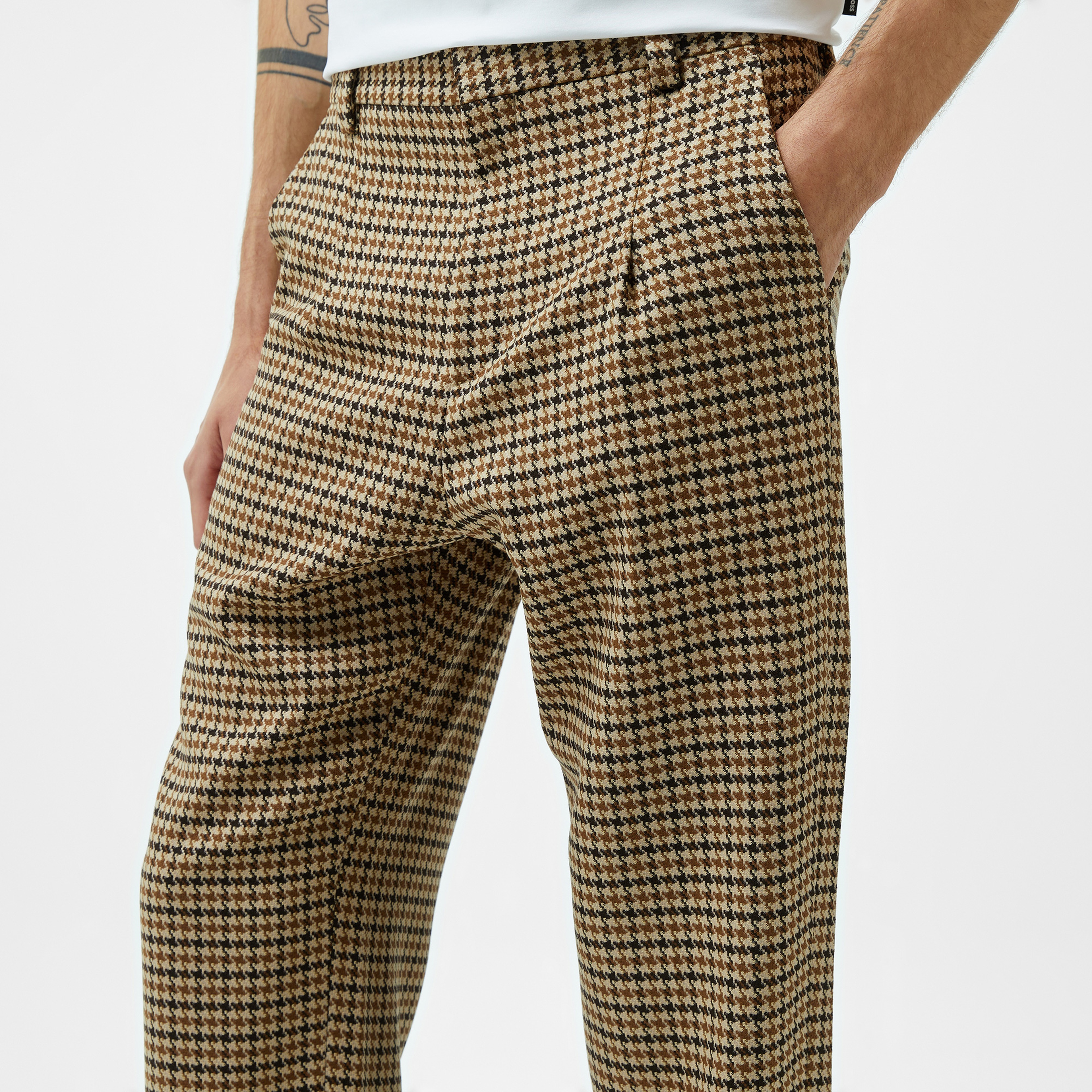 Hugo Theo243F2X Erkek Kahverengi Pantolon